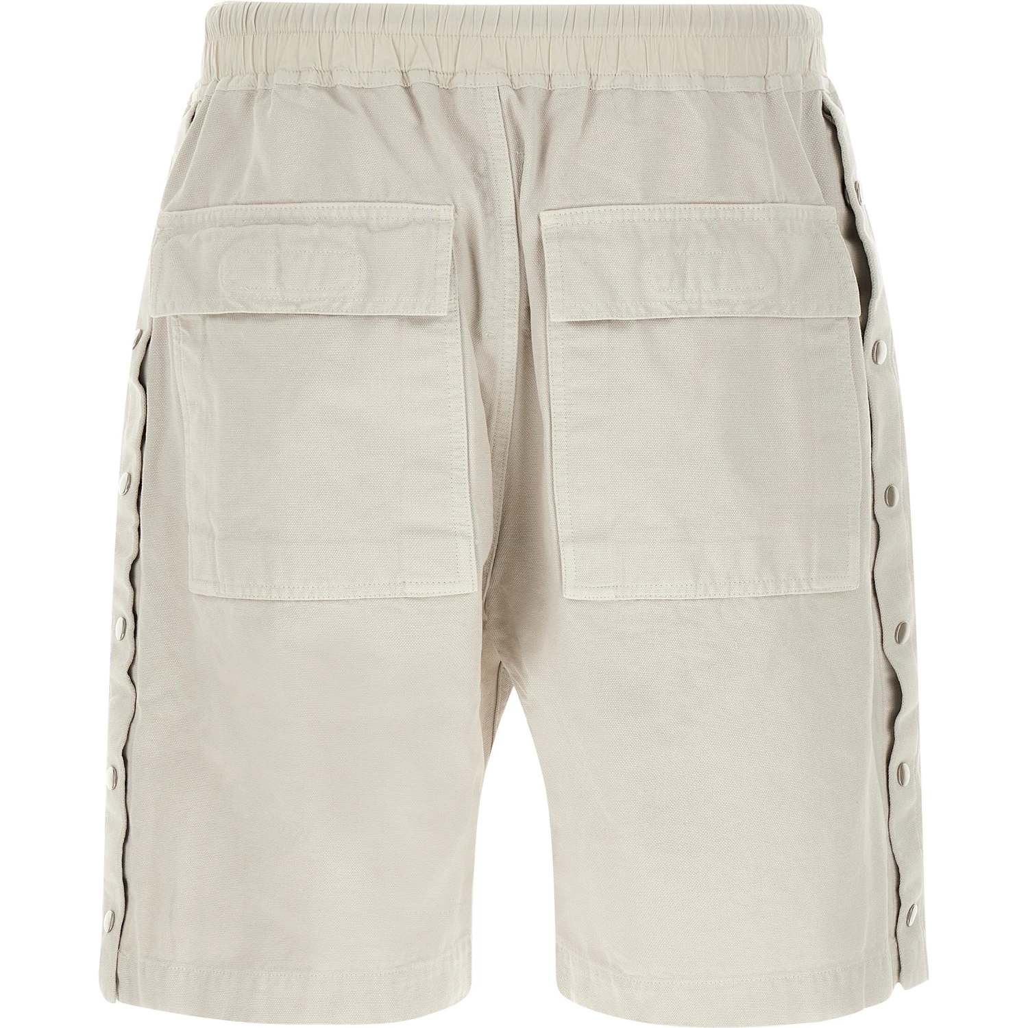 Beige Cotton Bermuda Shorts