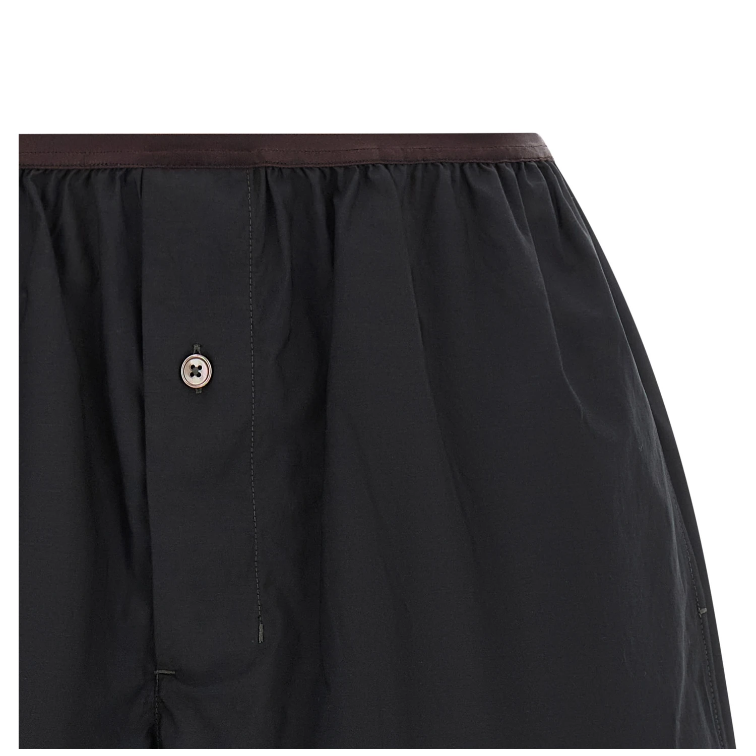 Gray Cotton Bermuda Shorts