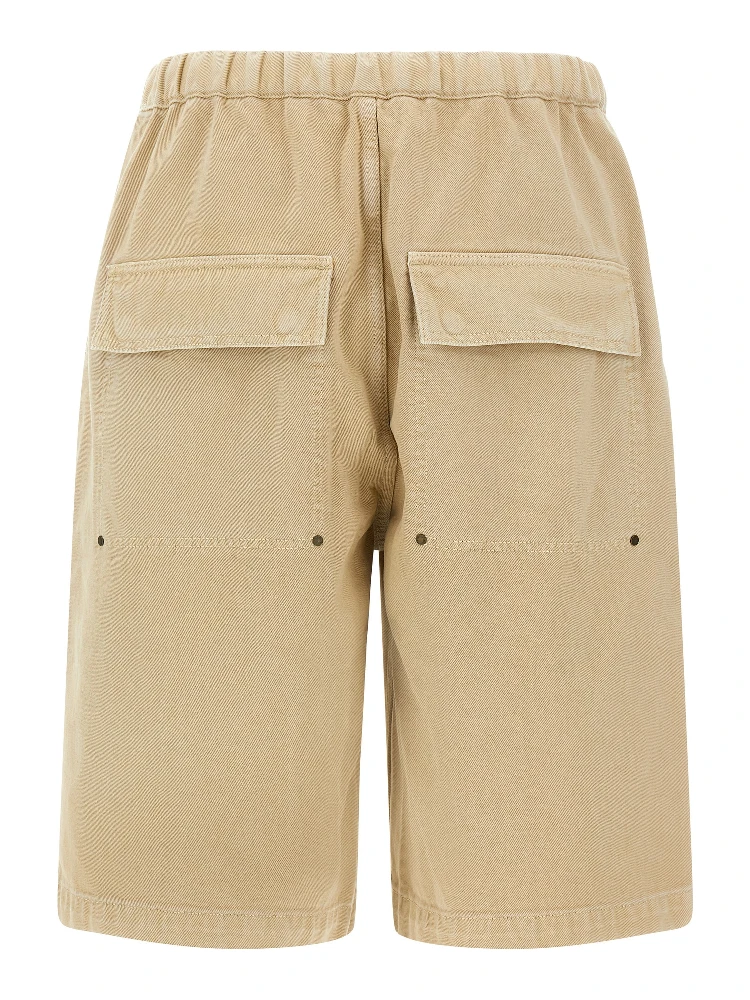Beige Cotton Bermuda Shorts alternative