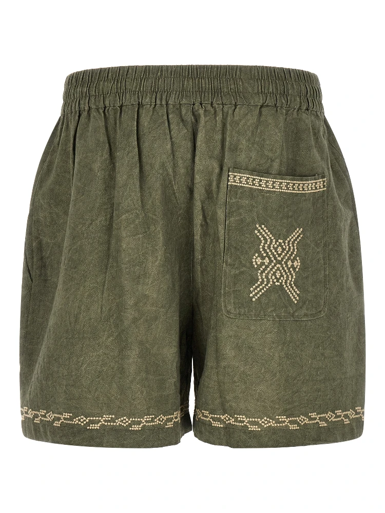 Bicolor Cotton Bermuda Shorts alternative