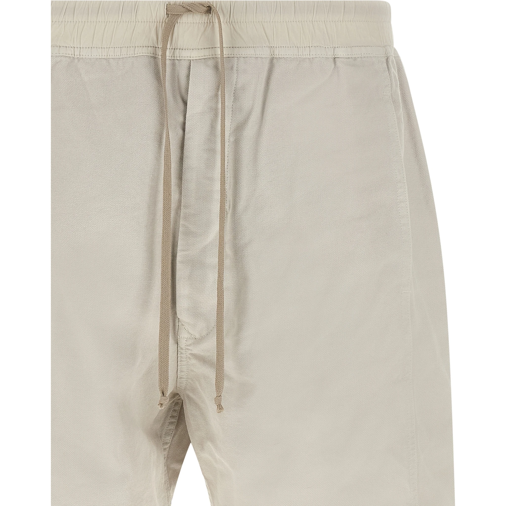Beige Cotton Bermuda Shorts