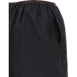 Gray Cotton Bermuda Shorts