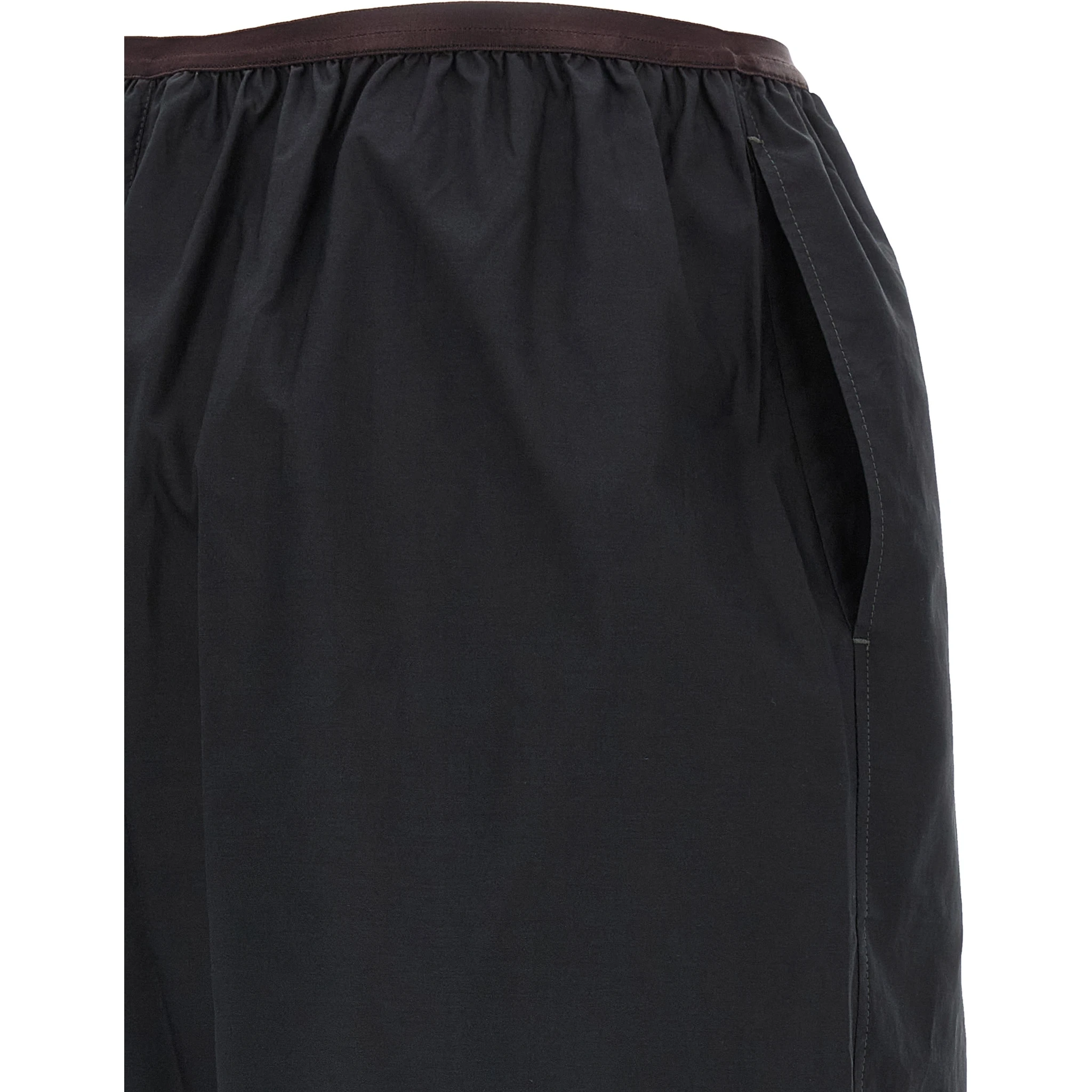Gray Cotton Bermuda Shorts
