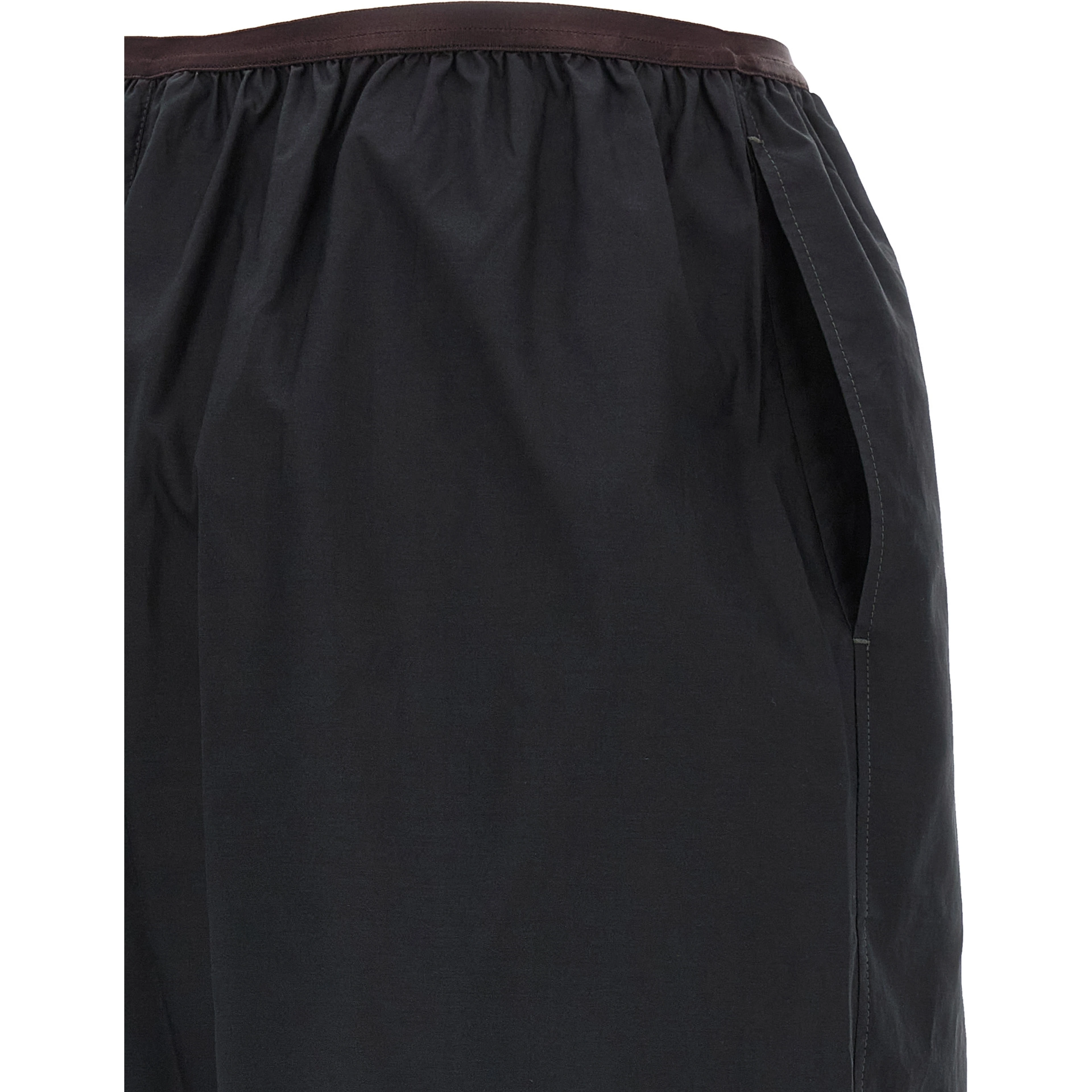 Gray Cotton Bermuda Shorts