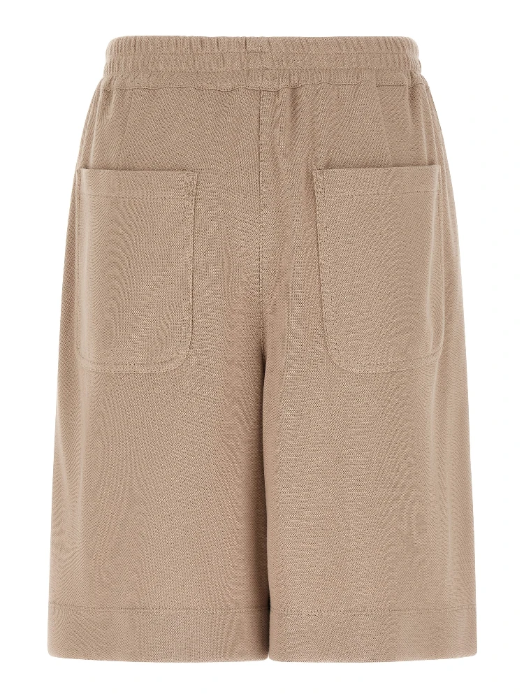Brown Cotton Bermuda Shorts alternative