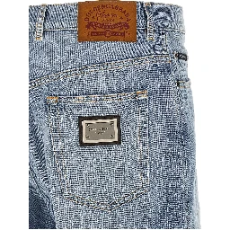 Blue Cotton Bermuda Shorts