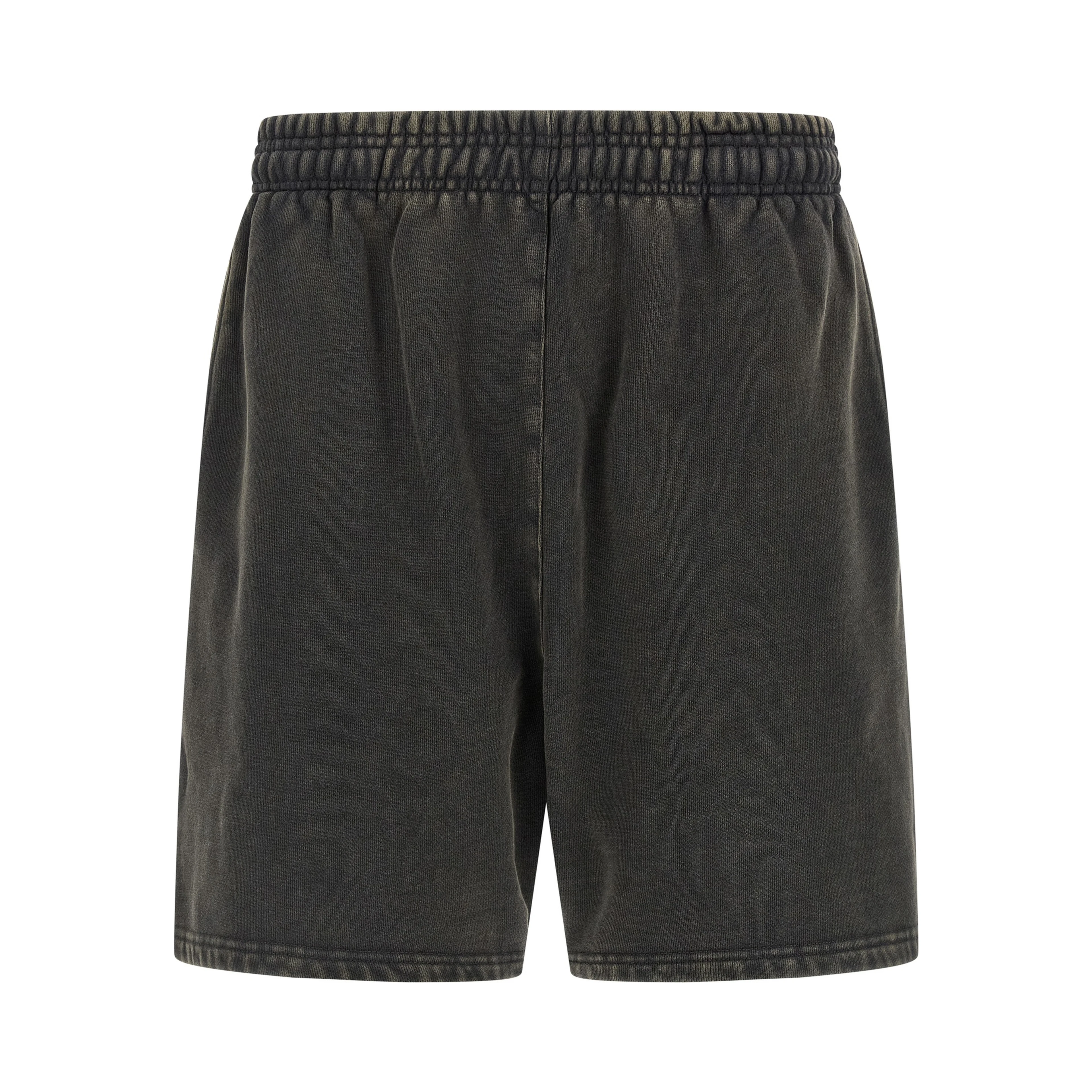 Gray Cotton Bermuda Shorts