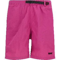 Fuchsia Nylon Bermuda Shorts