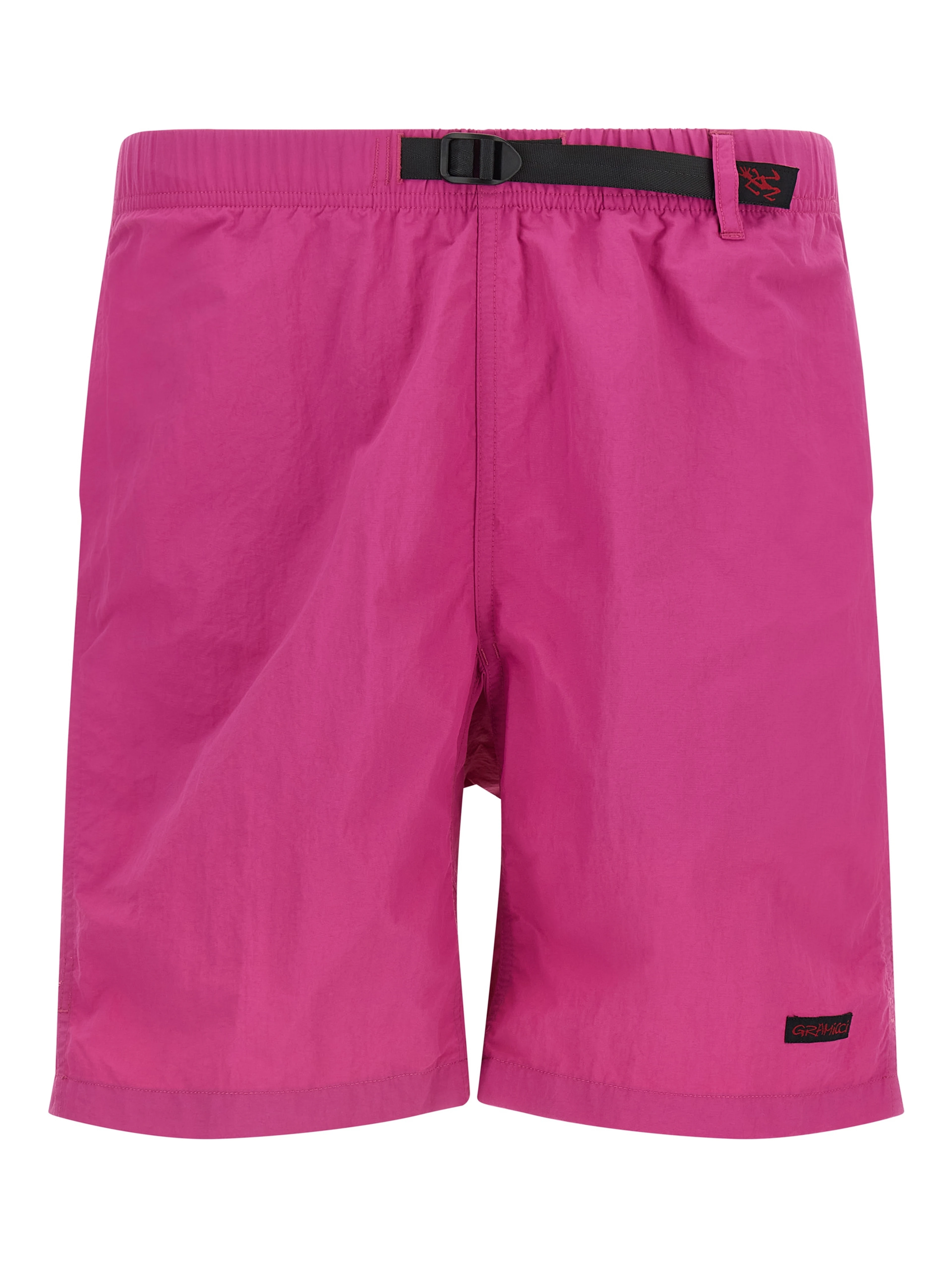 Fuchsia Nylon Bermuda Shorts