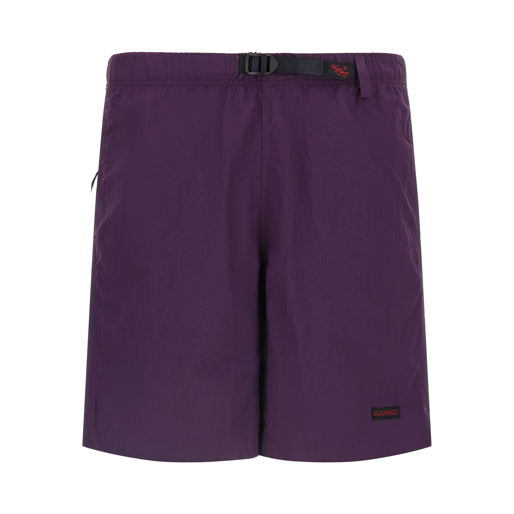 Purple Nylon Bermuda Shorts