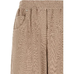 Brown Cotton Bermuda Shorts