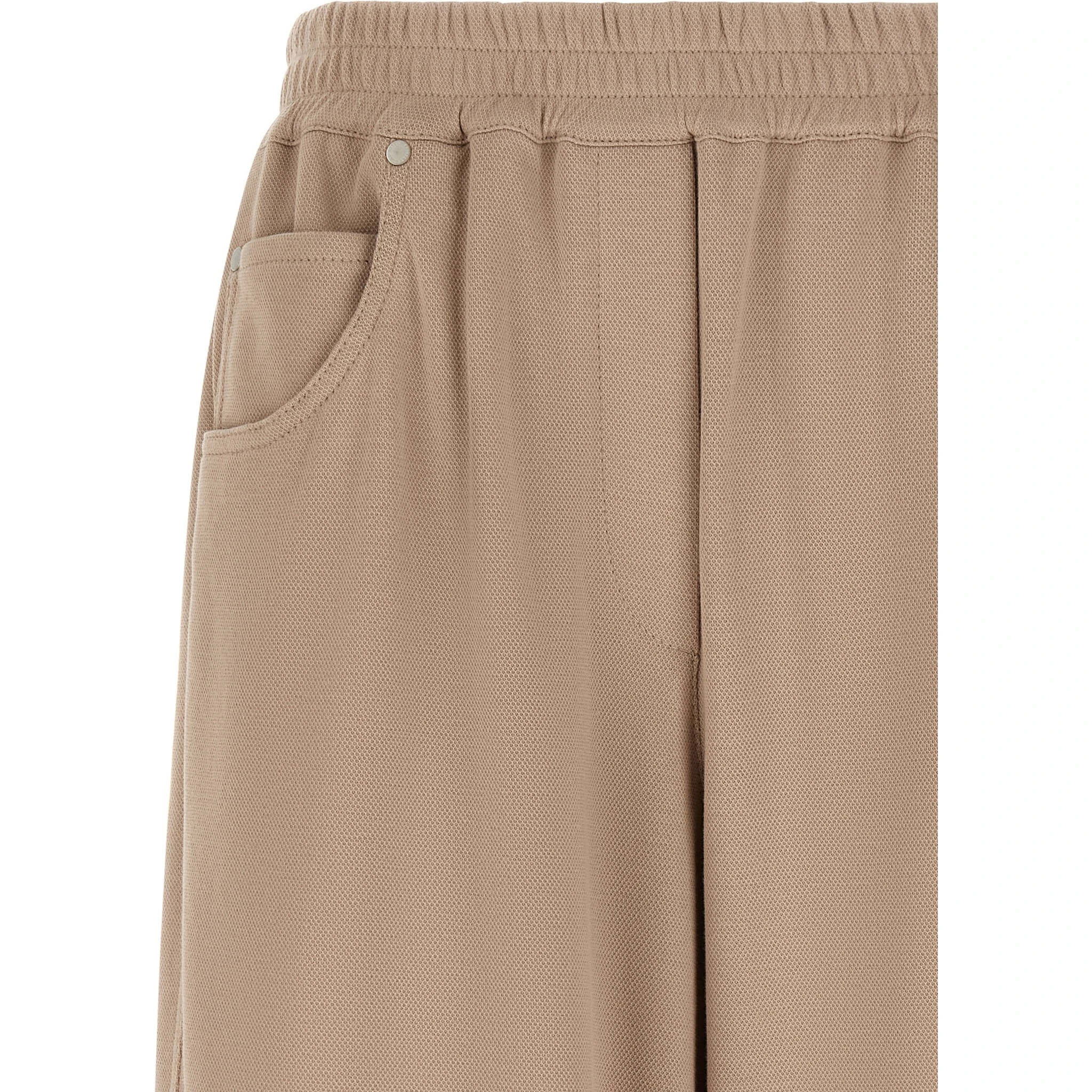 Brown Cotton Bermuda Shorts
