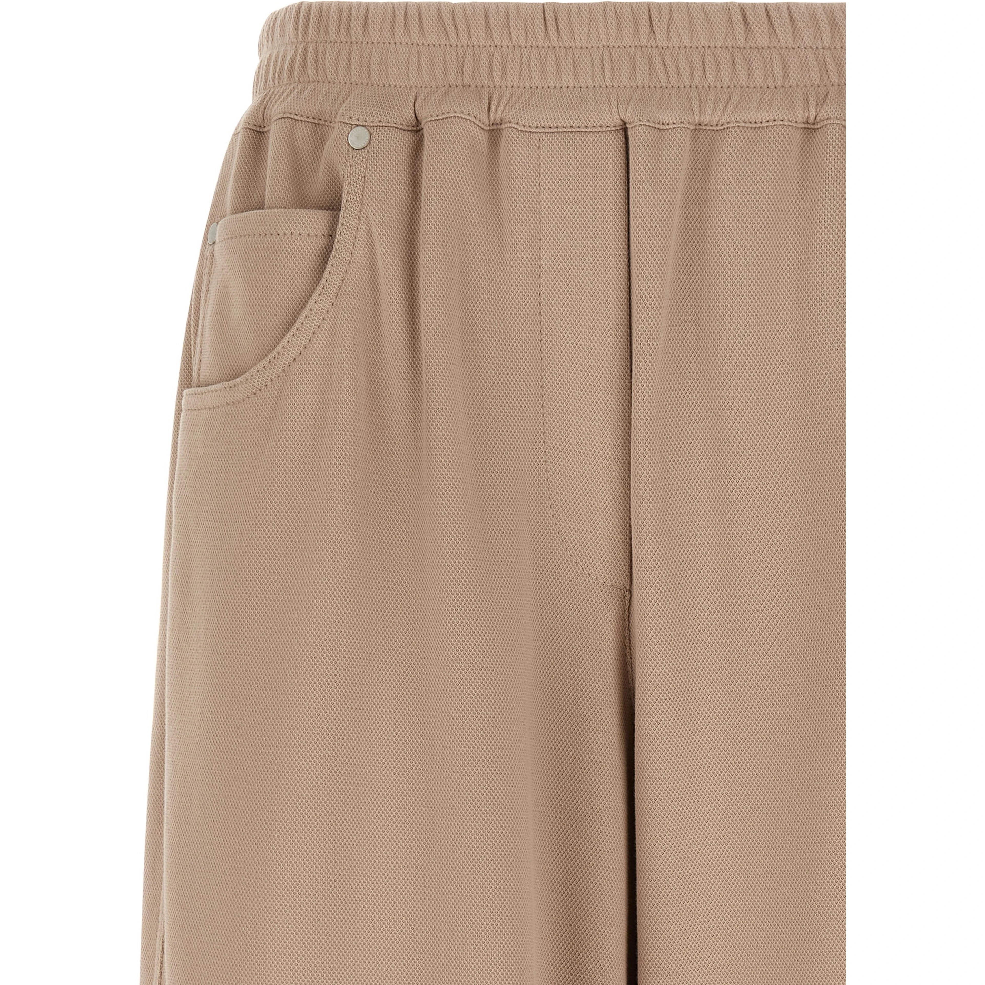 Brown Cotton Bermuda Shorts