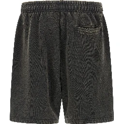 Gray Cotton Bermuda Shorts