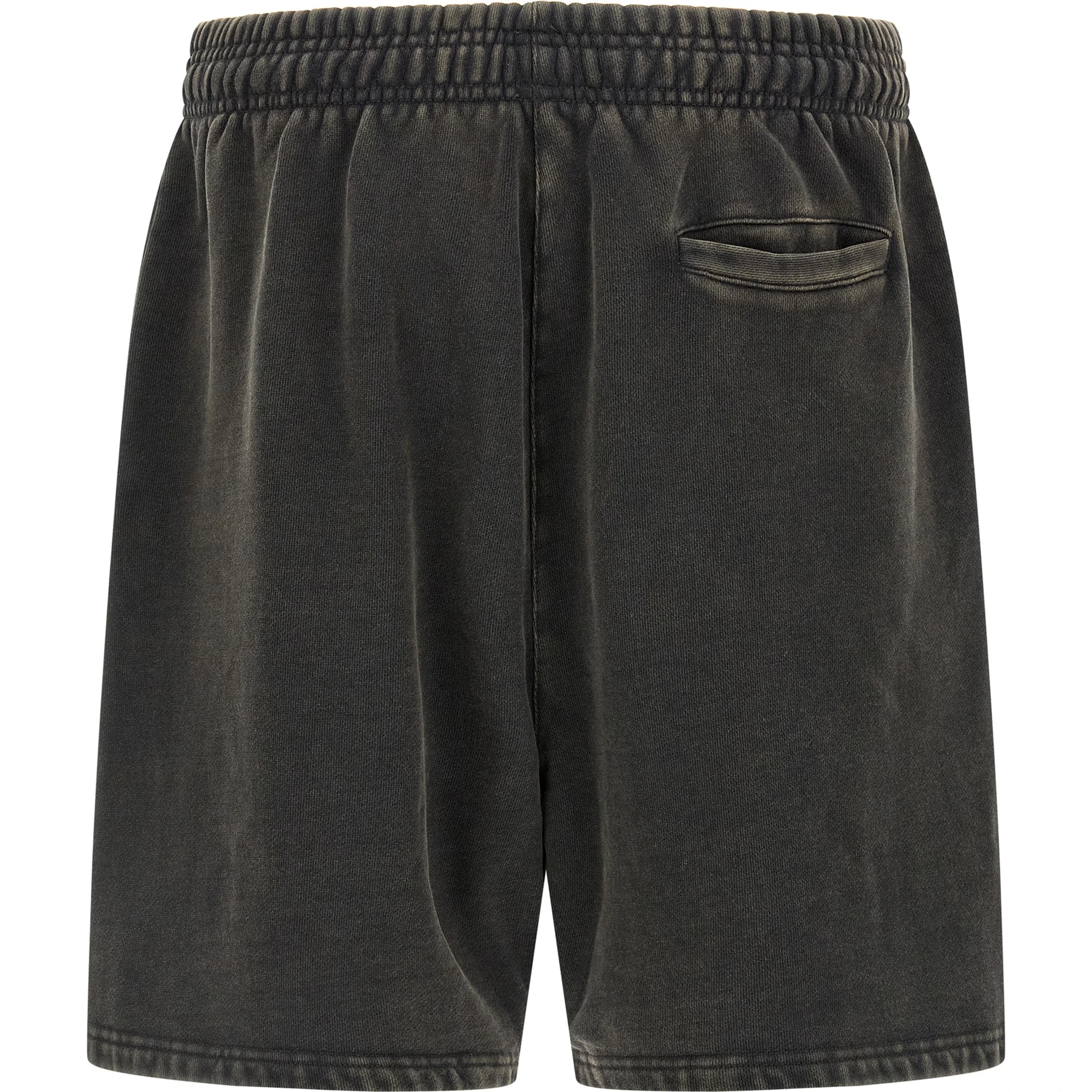 Gray Cotton Bermuda Shorts