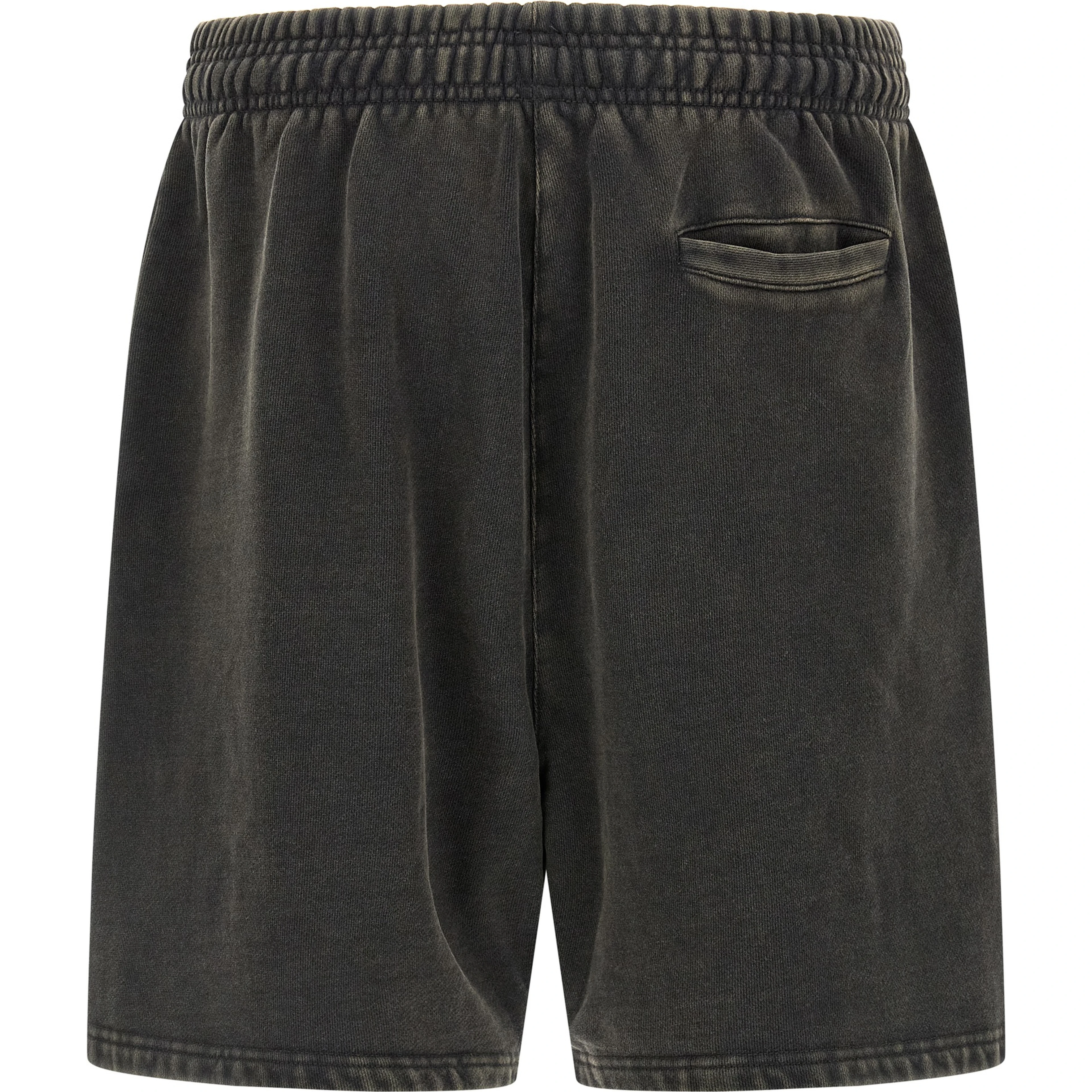 Gray Cotton Bermuda Shorts
