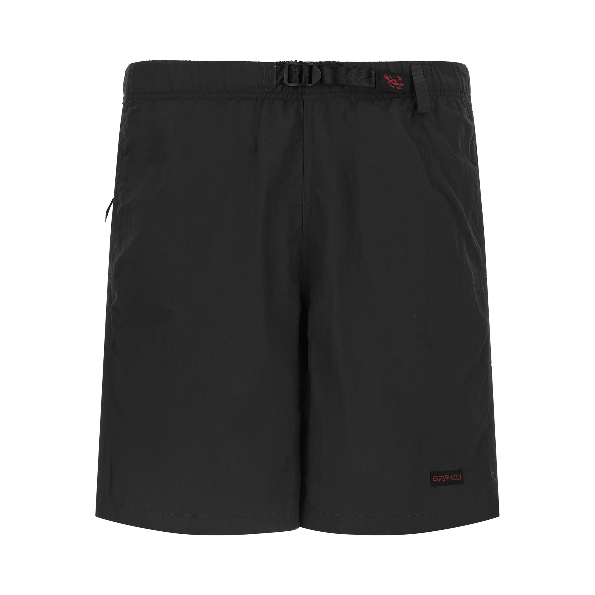 Black Nylon Bermuda Shorts
