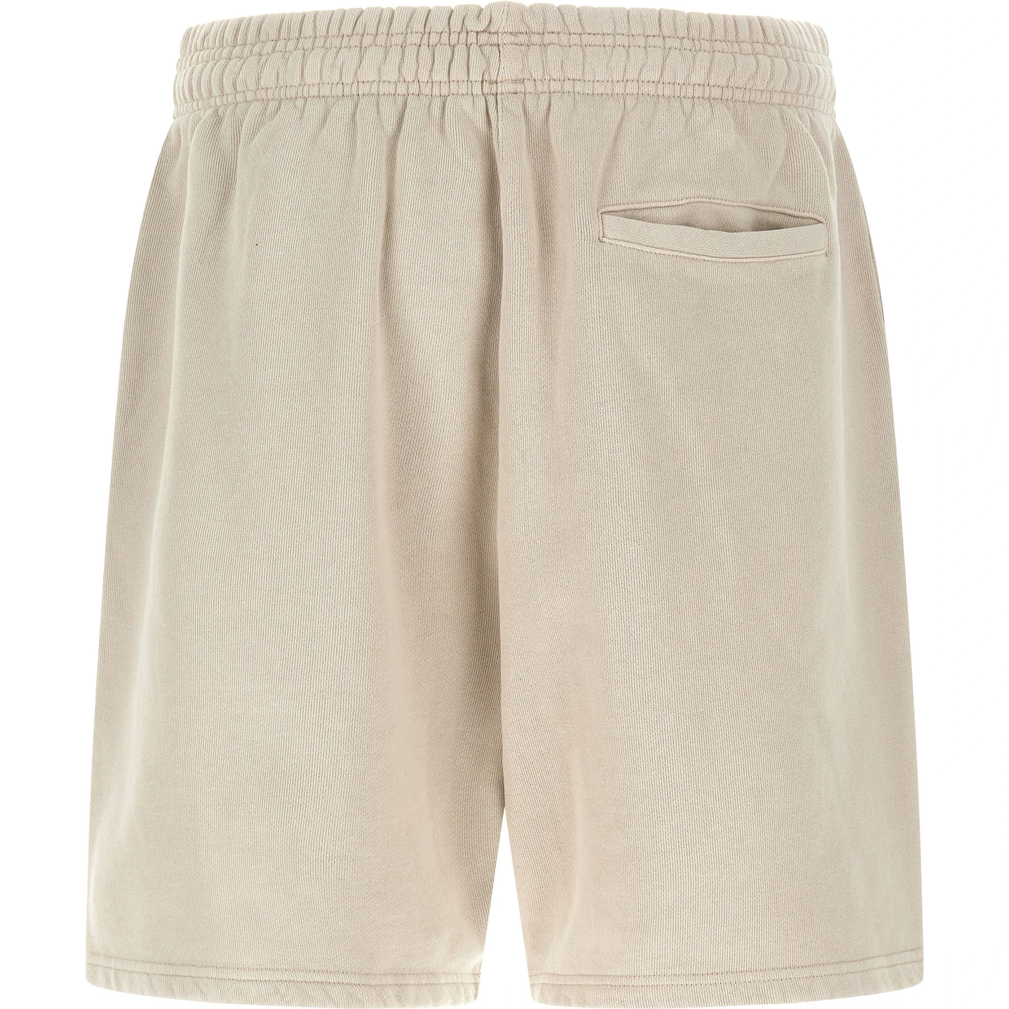 Beige Cotton Bermuda Shorts
