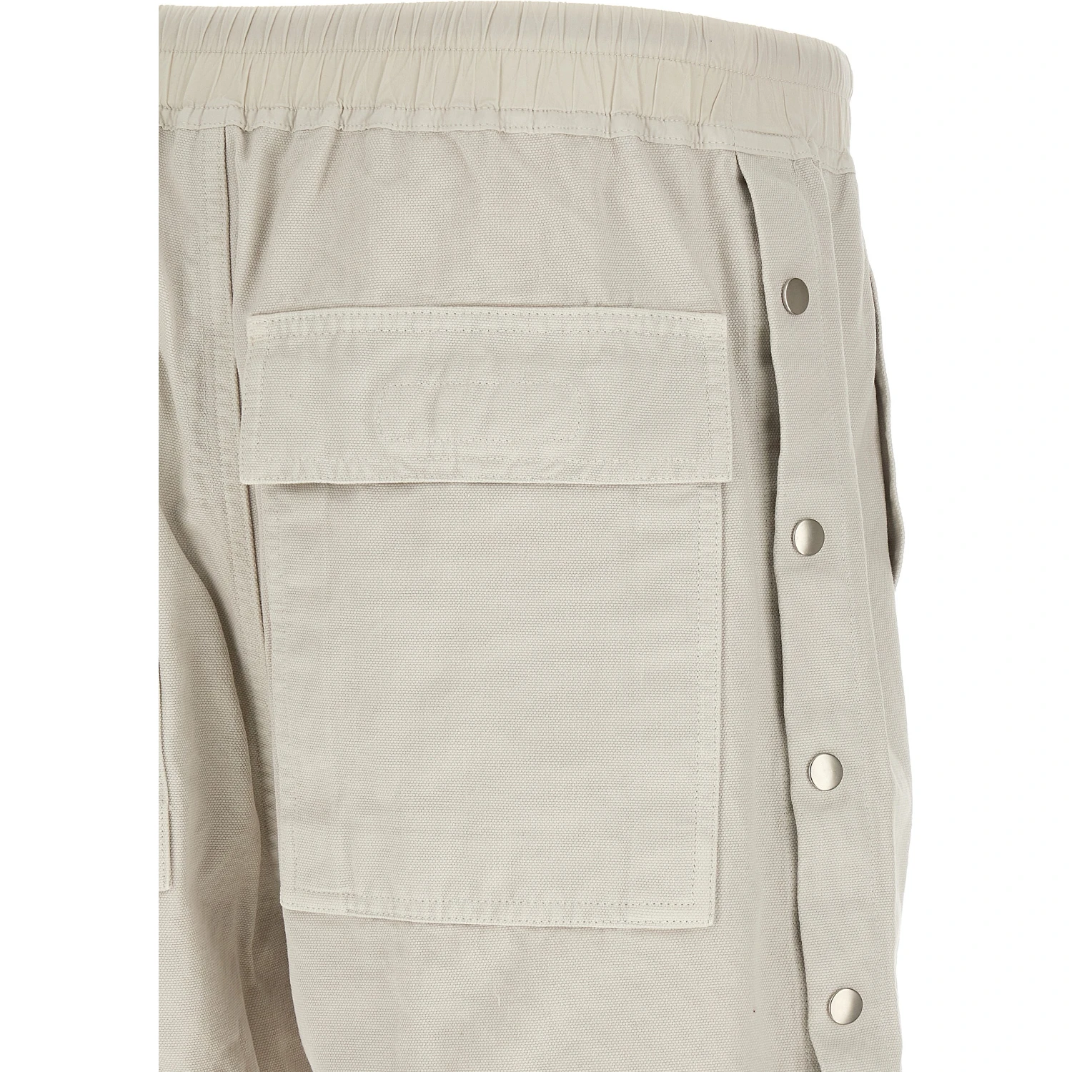 Beige Cotton Bermuda Shorts