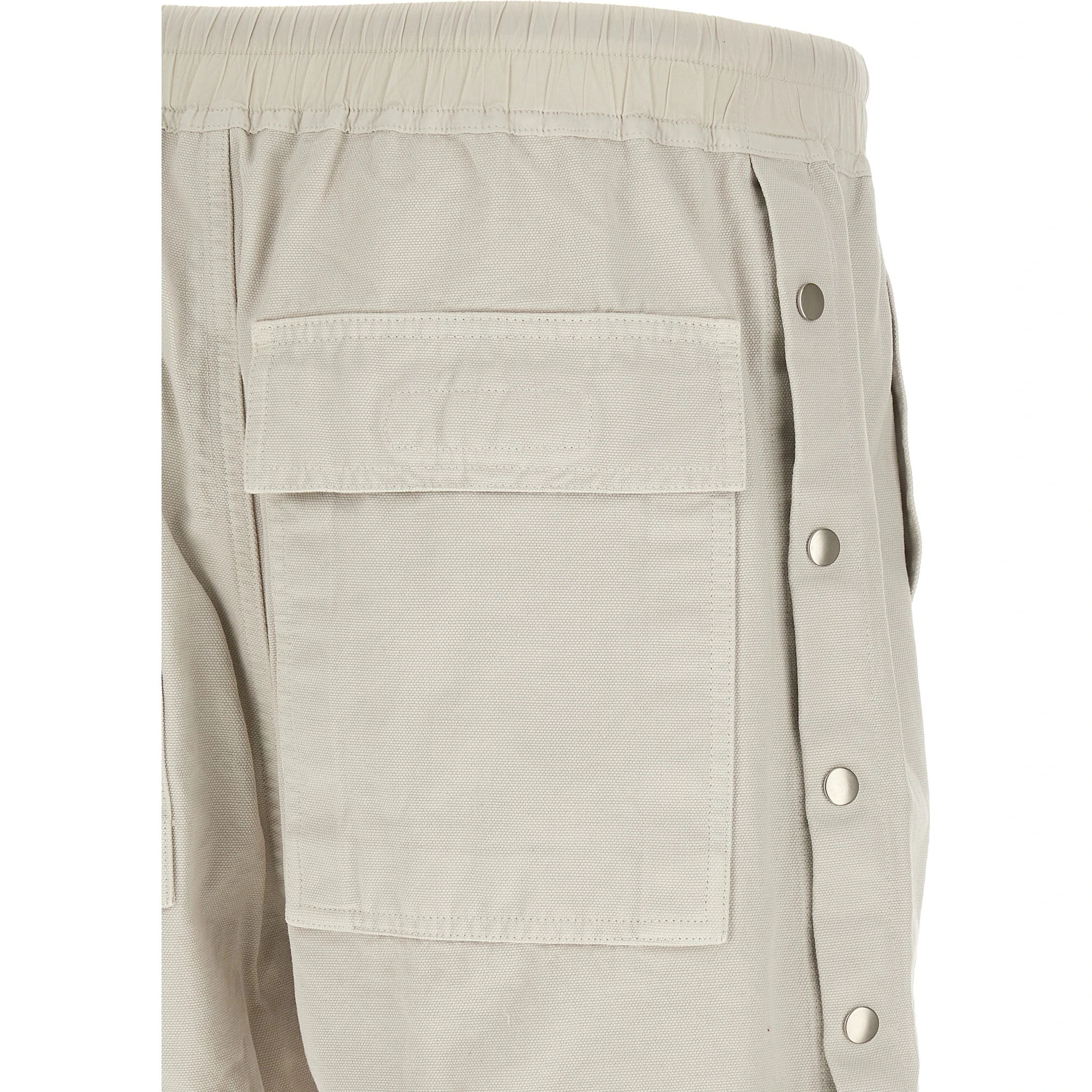 Beige Cotton Bermuda Shorts