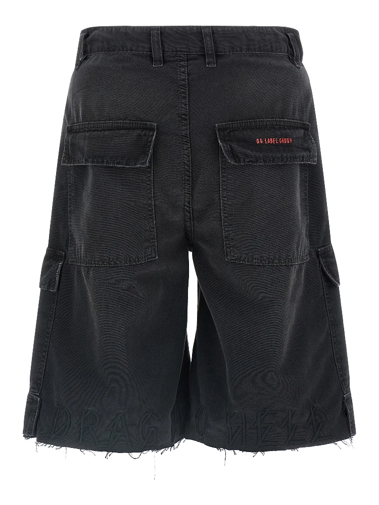 Black Cotton Bermuda Shorts alternative