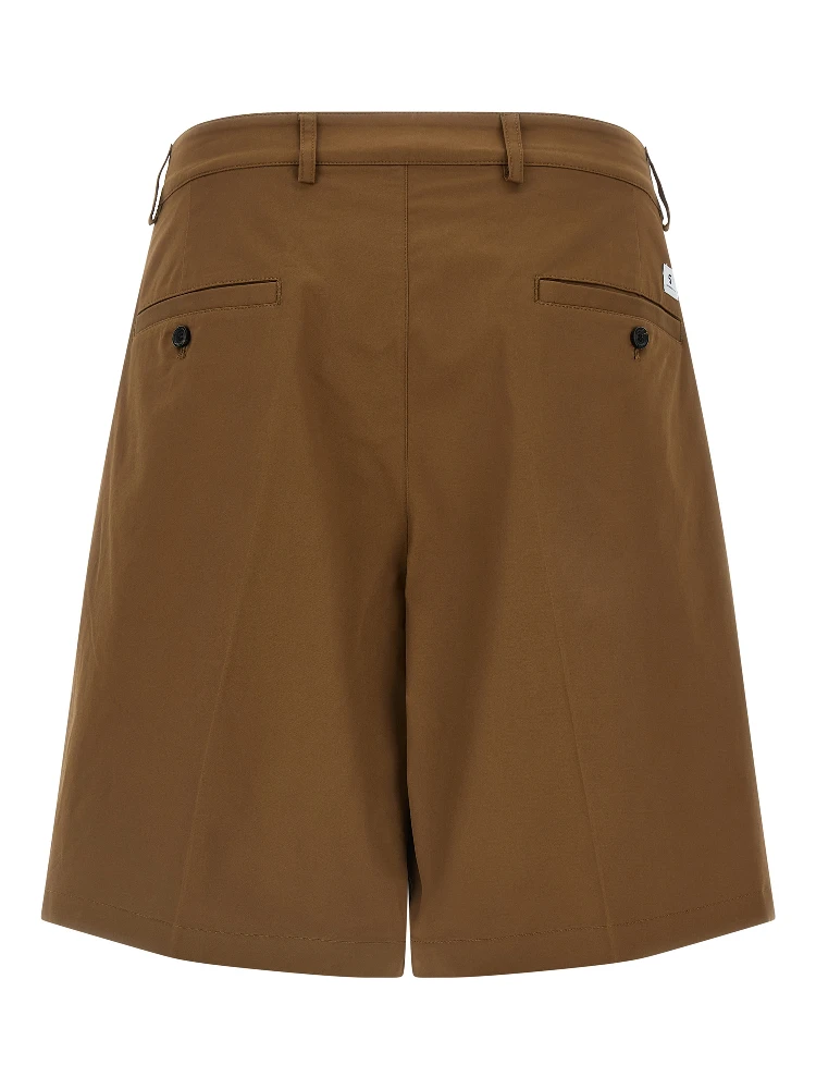 Brown Cotton Bermuda Shorts alternative