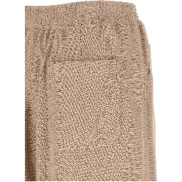 Brown Cotton Bermuda Shorts