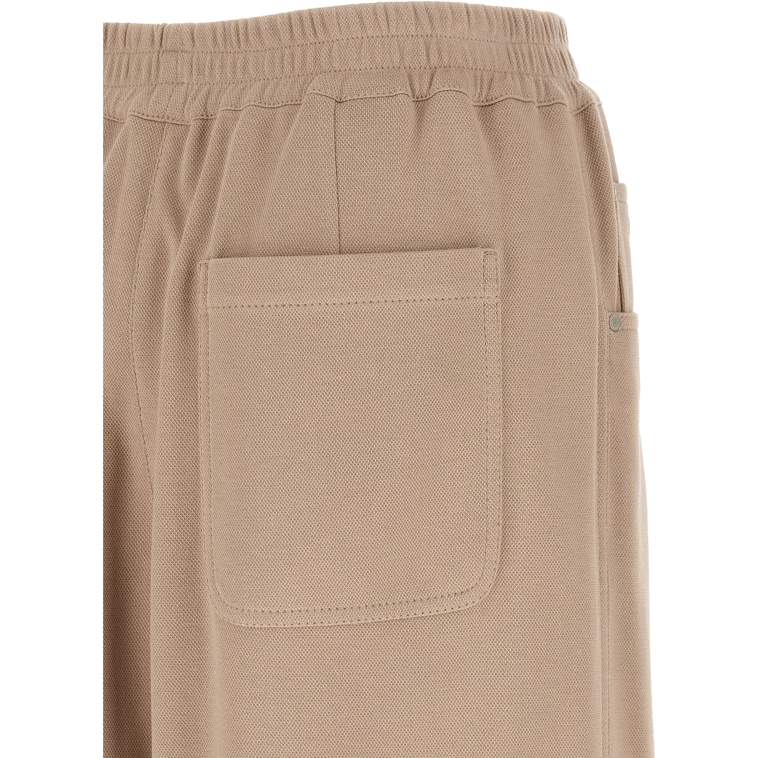 Brown Cotton Bermuda Shorts