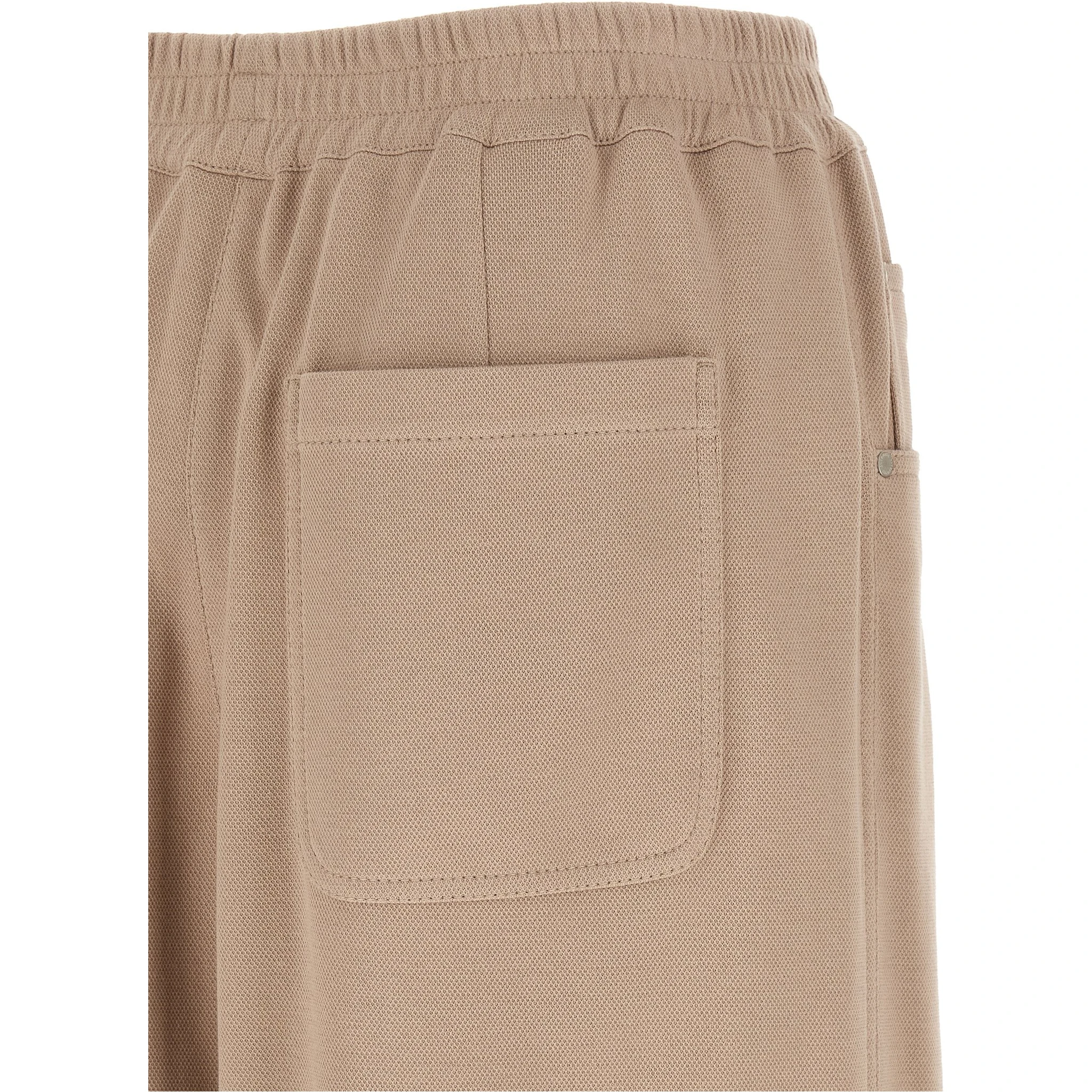 Brown Cotton Bermuda Shorts