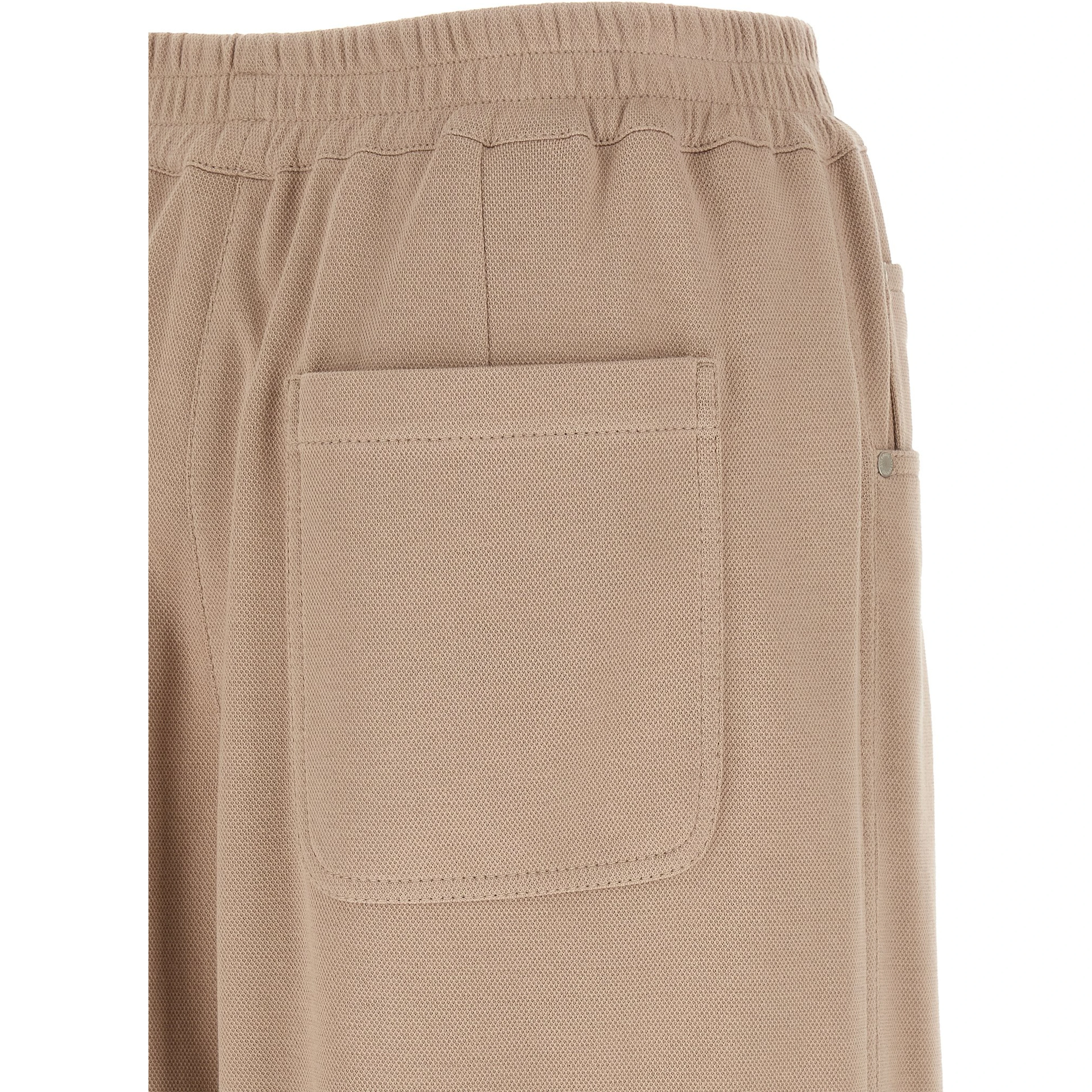 Brown Cotton Bermuda Shorts