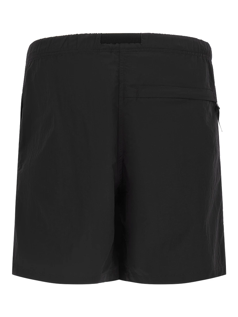 Black Nylon Bermuda Shorts