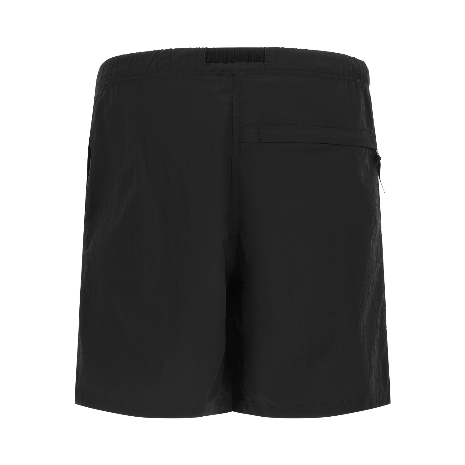 Black Nylon Bermuda Shorts