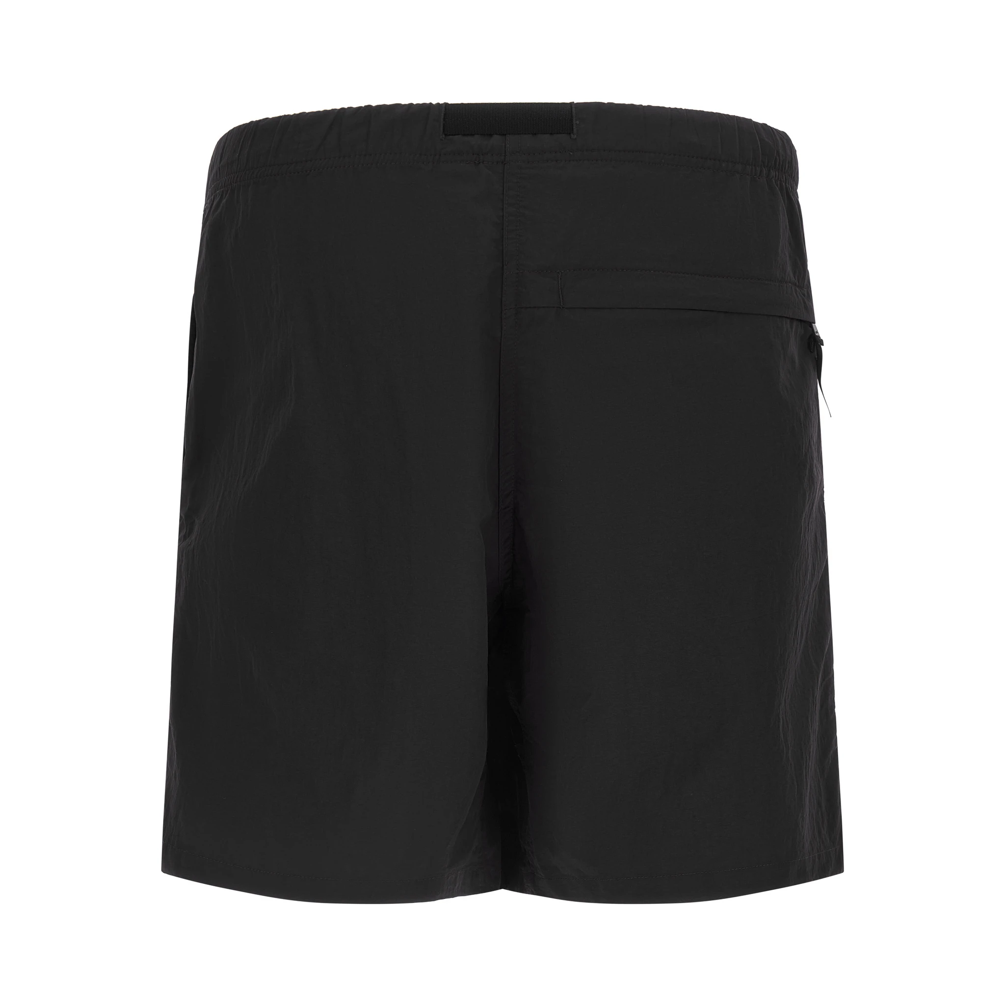 Black Nylon Bermuda Shorts