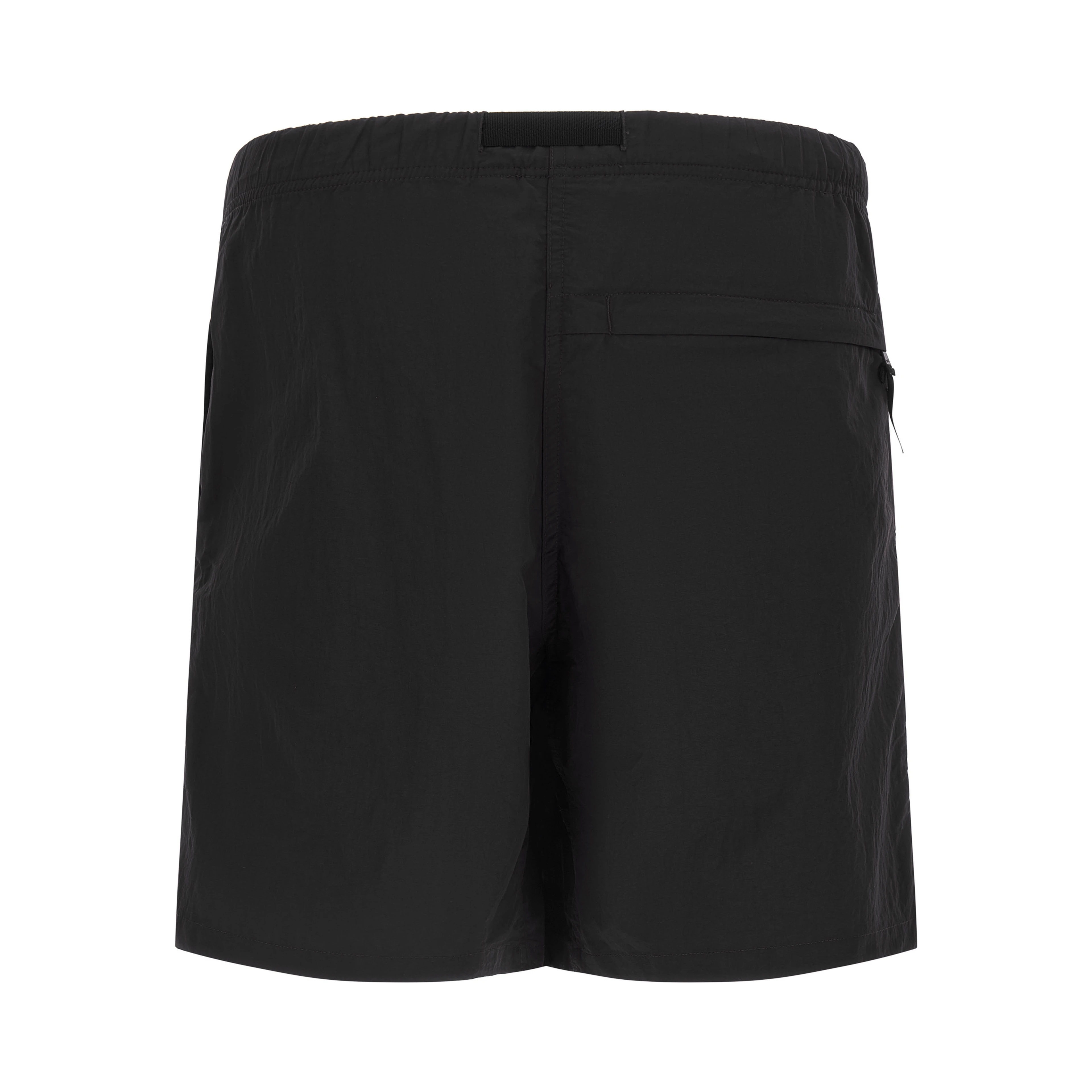 Black Nylon Bermuda Shorts