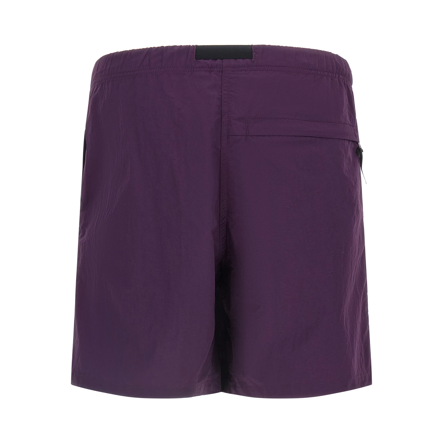 Purple Nylon Bermuda Shorts