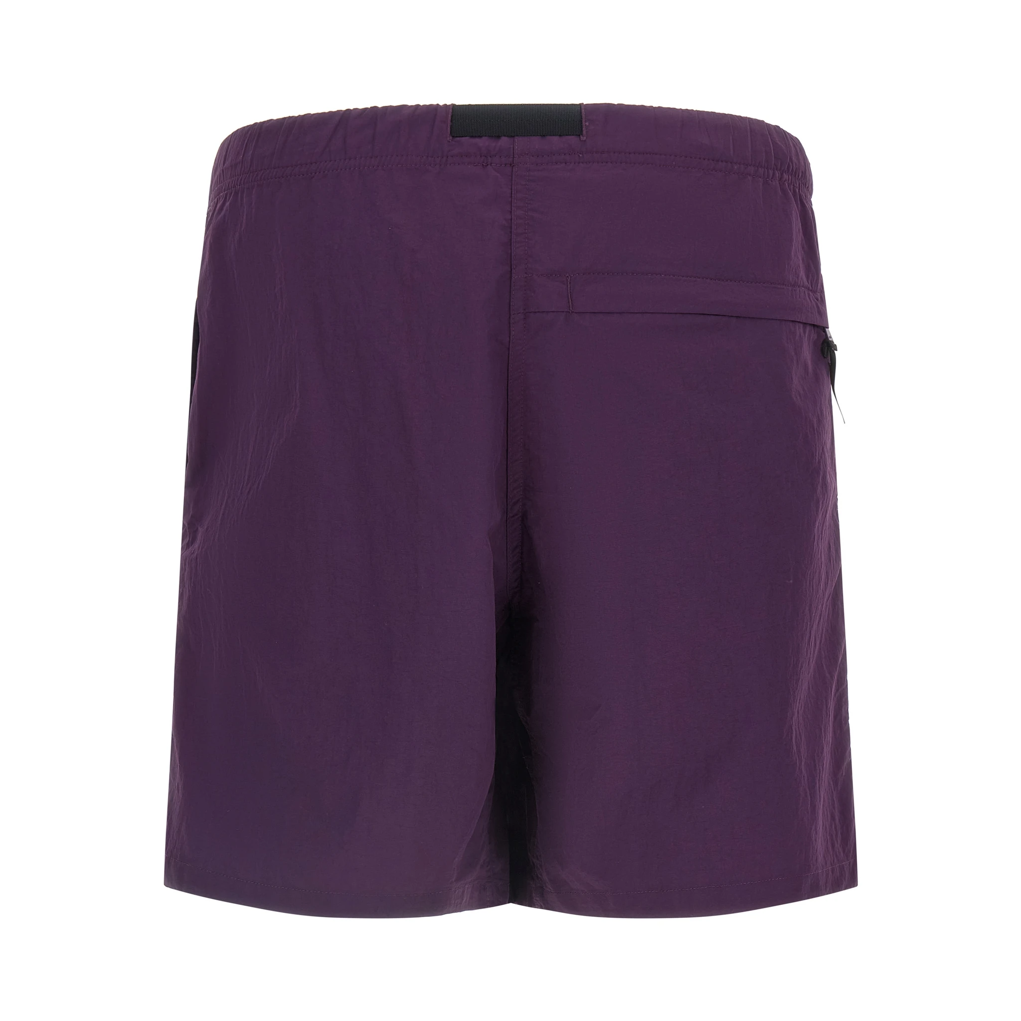 Purple Nylon Bermuda Shorts
