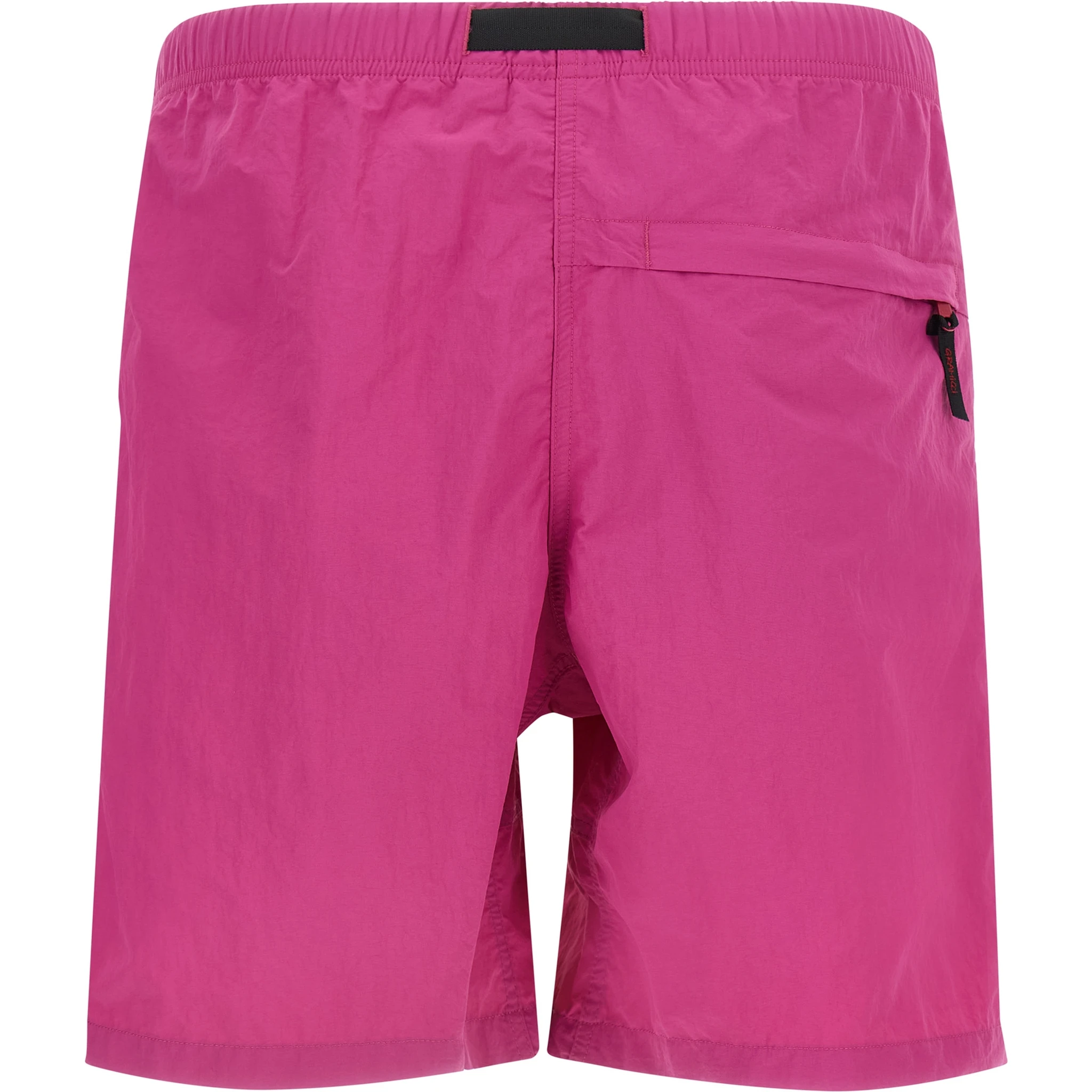 Fuchsia Nylon Bermuda Shorts