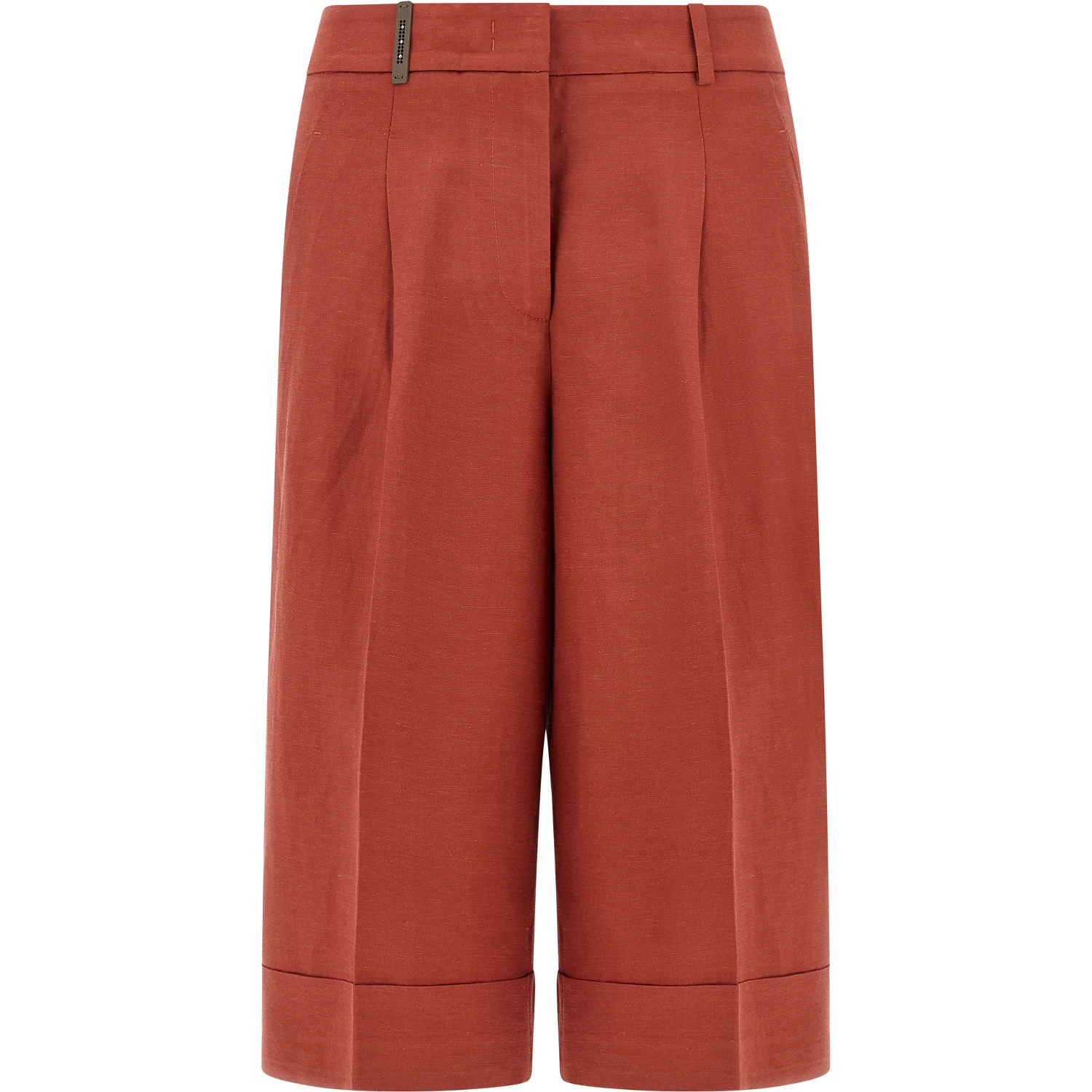 Multicolor Viscose Bermuda Shorts