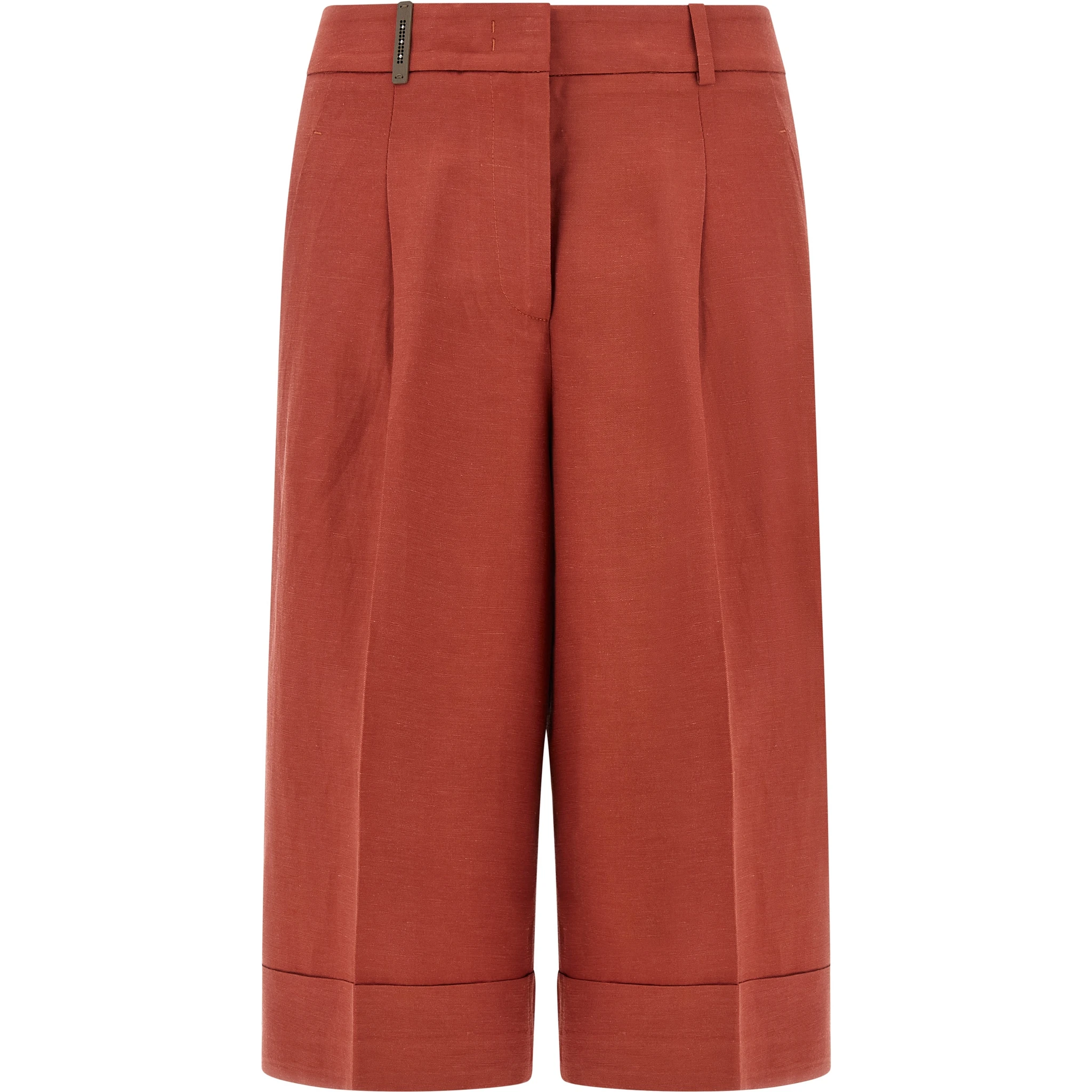 Multicolor Viscose Bermuda Shorts