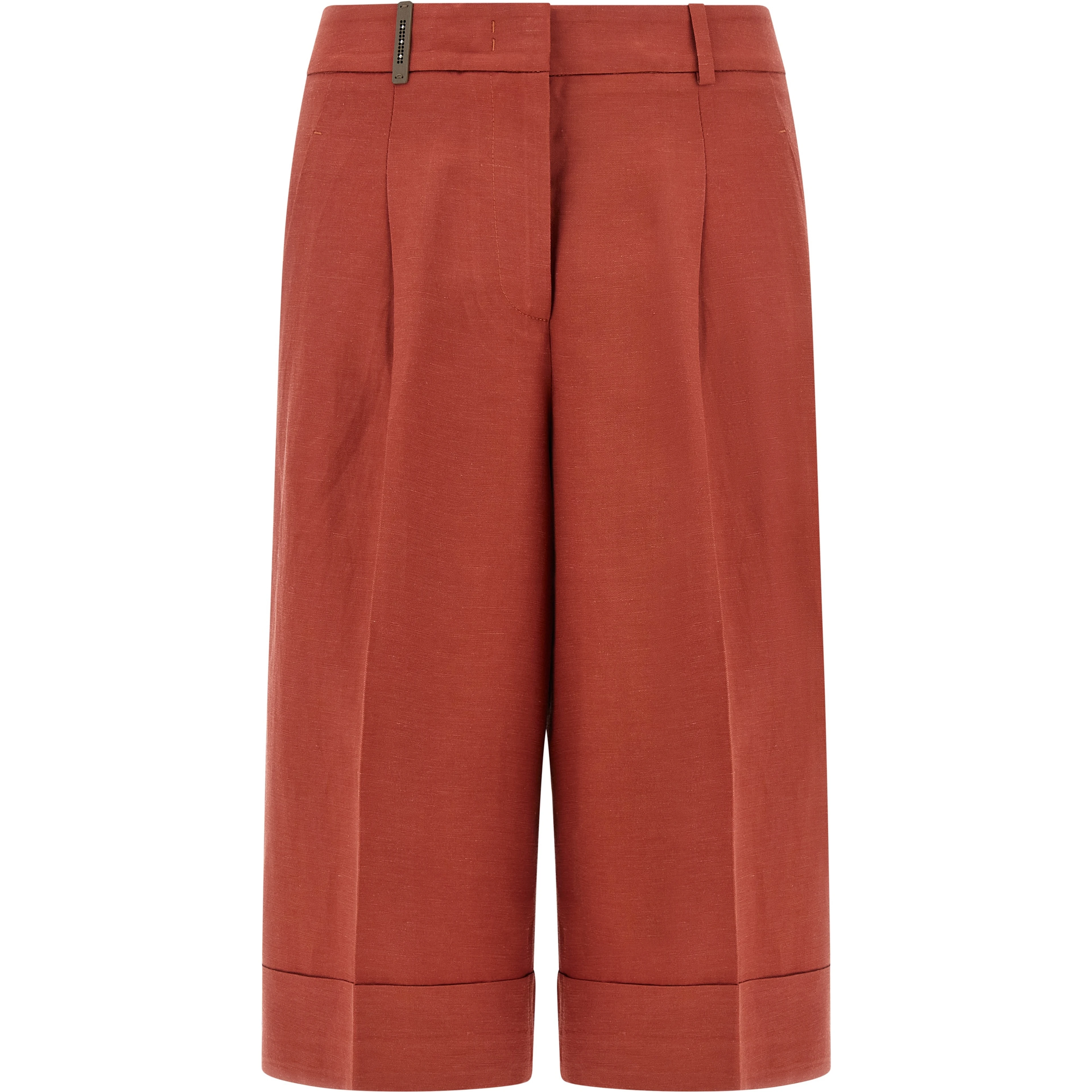 Multicolor Viscose Bermuda Shorts