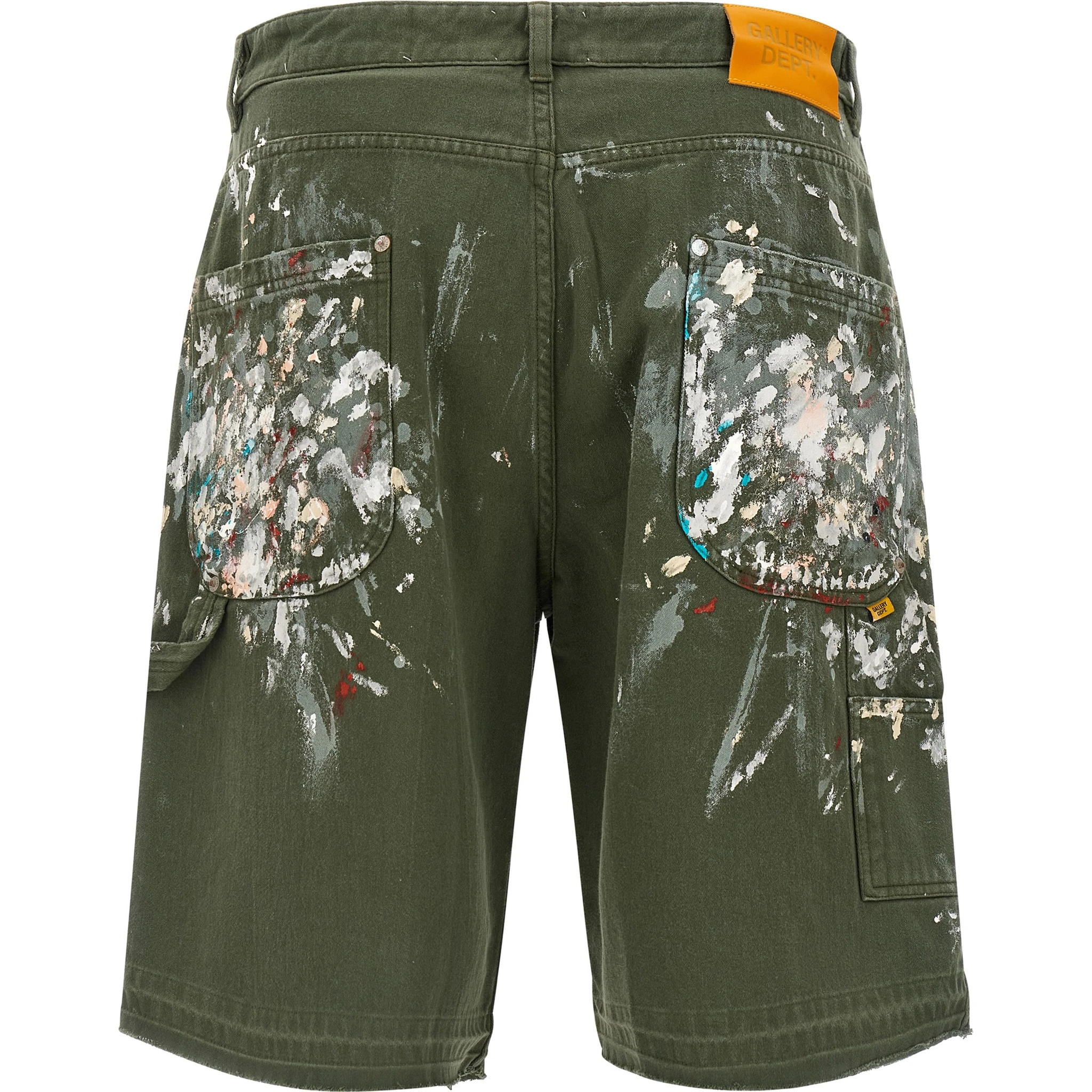 Bicolor Cotton Bermuda Shorts