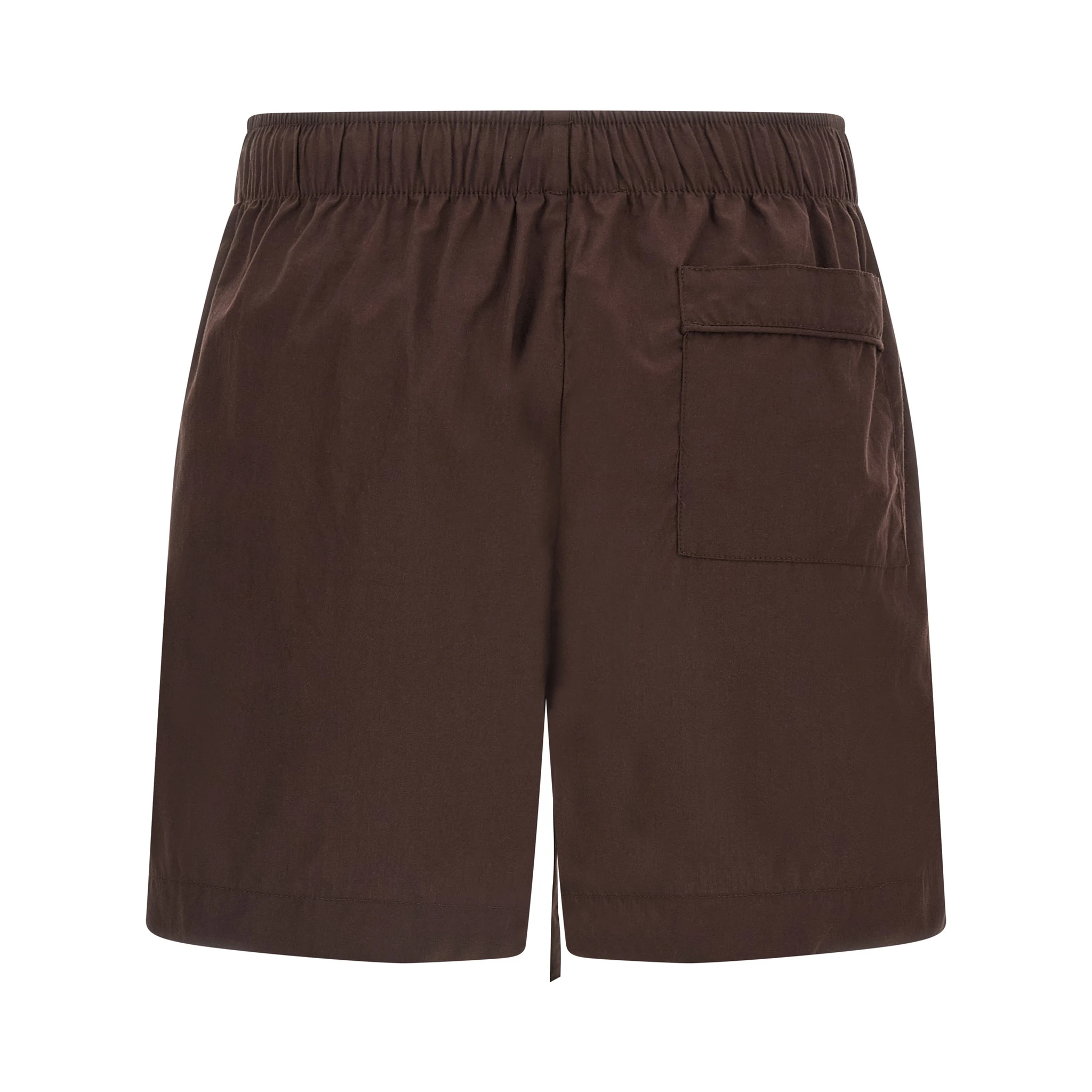Brown Cotton Bermuda Shorts