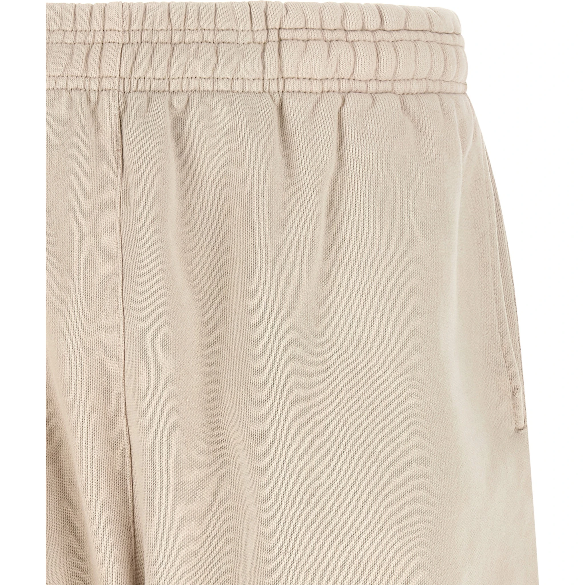 Beige Cotton Bermuda Shorts