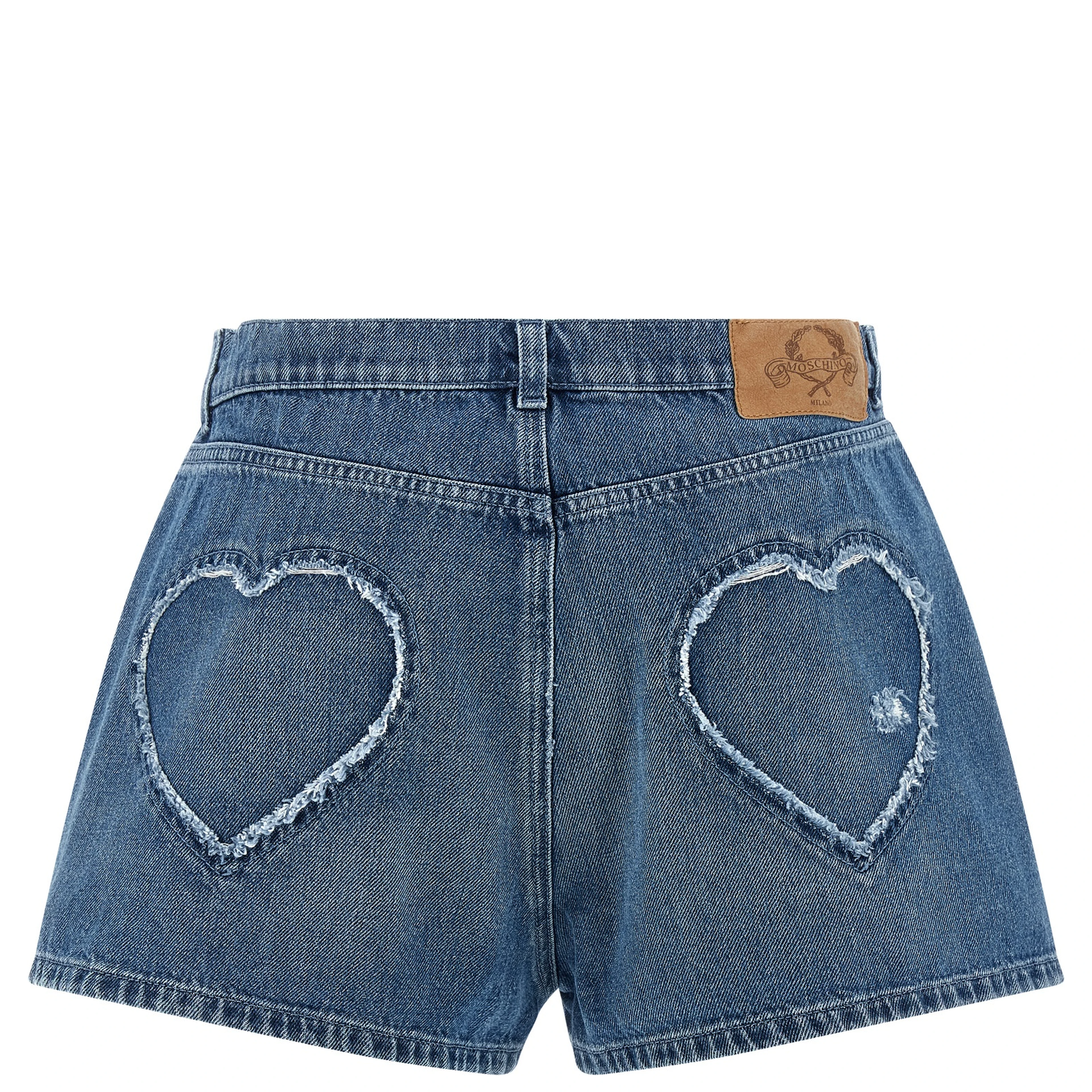 Blue Cotton Bermuda Shorts