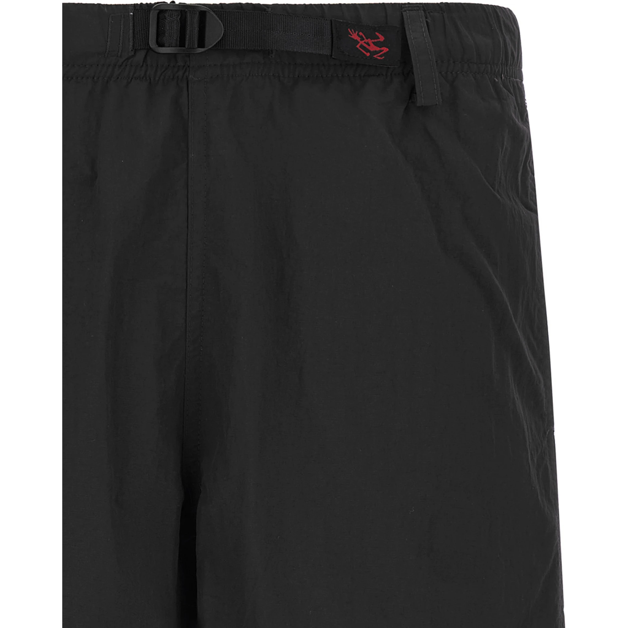 Black Nylon Bermuda Shorts