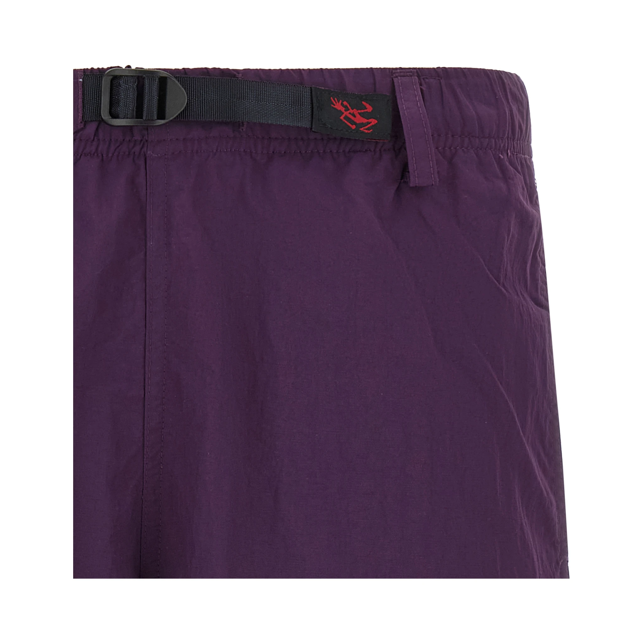 Purple Nylon Bermuda Shorts