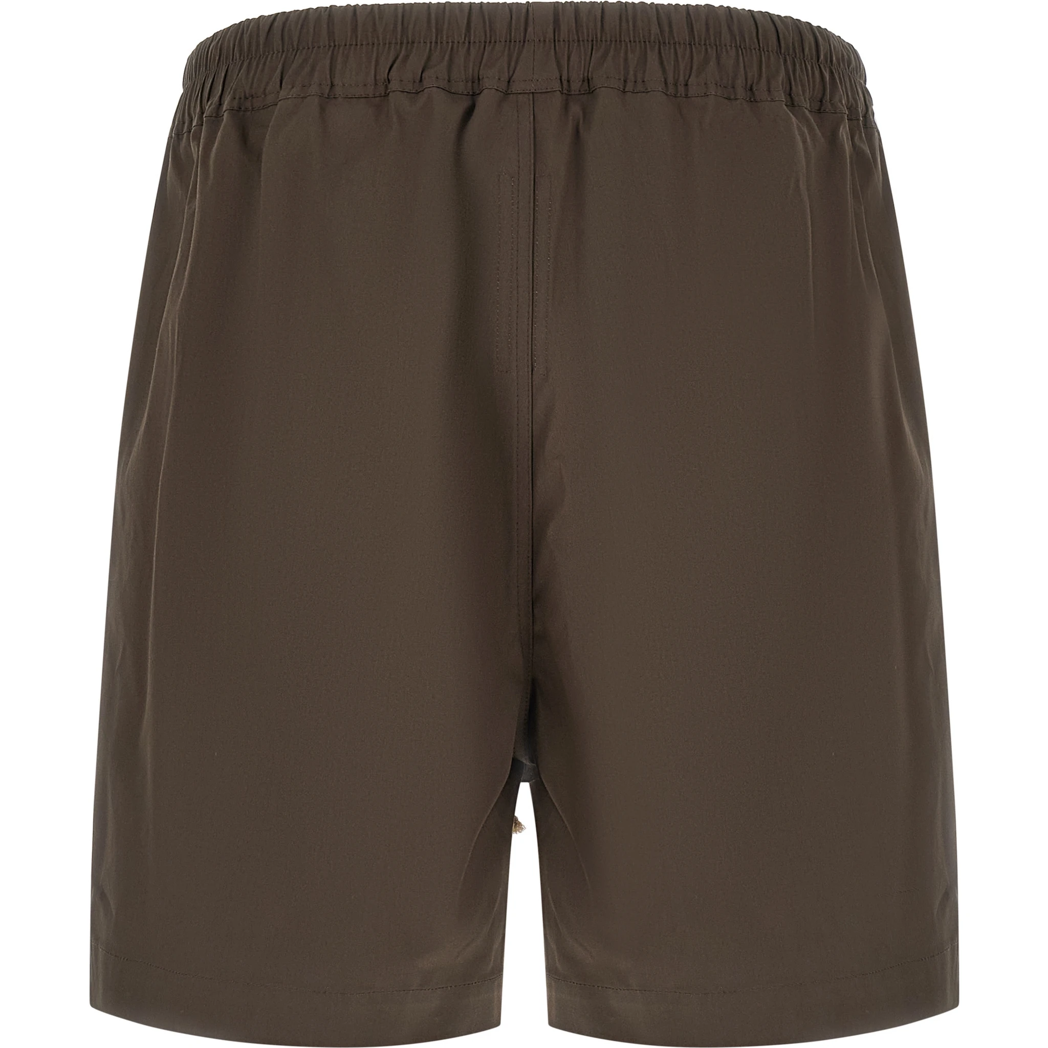 Brown Cotton Bermuda Shorts