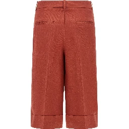 Multicolor Viscose Bermuda Shorts
