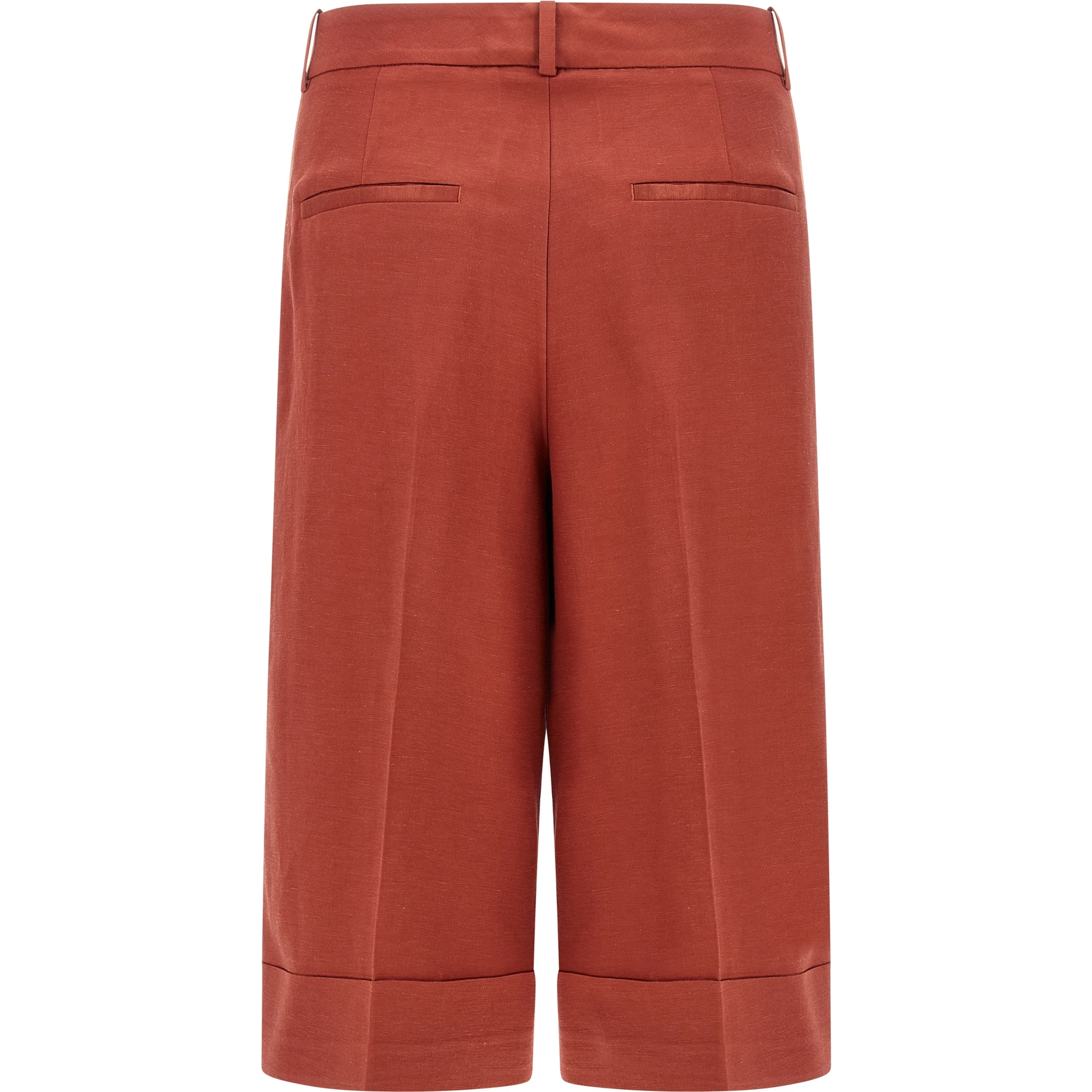 Multicolor Viscose Bermuda Shorts