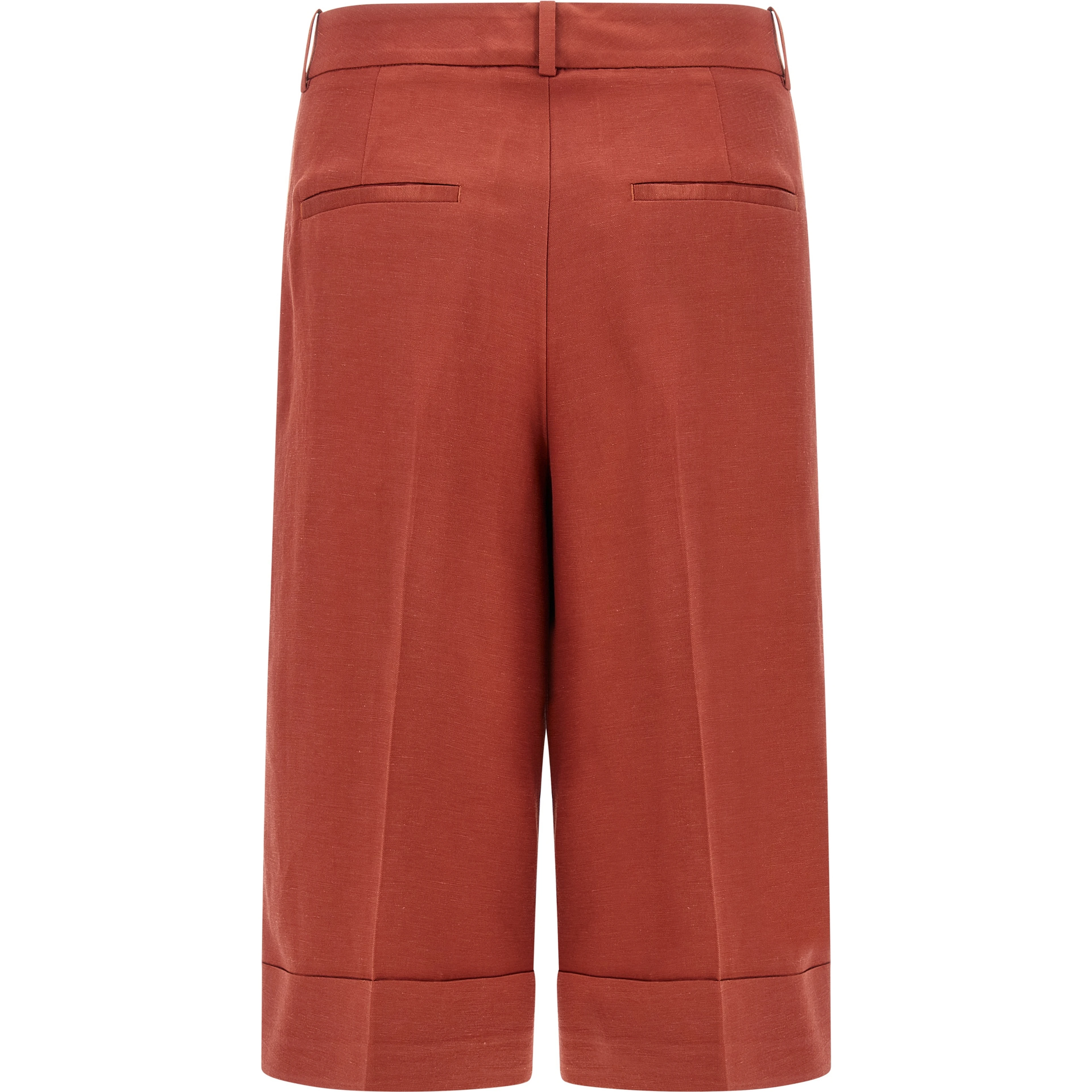 Multicolor Viscose Bermuda Shorts